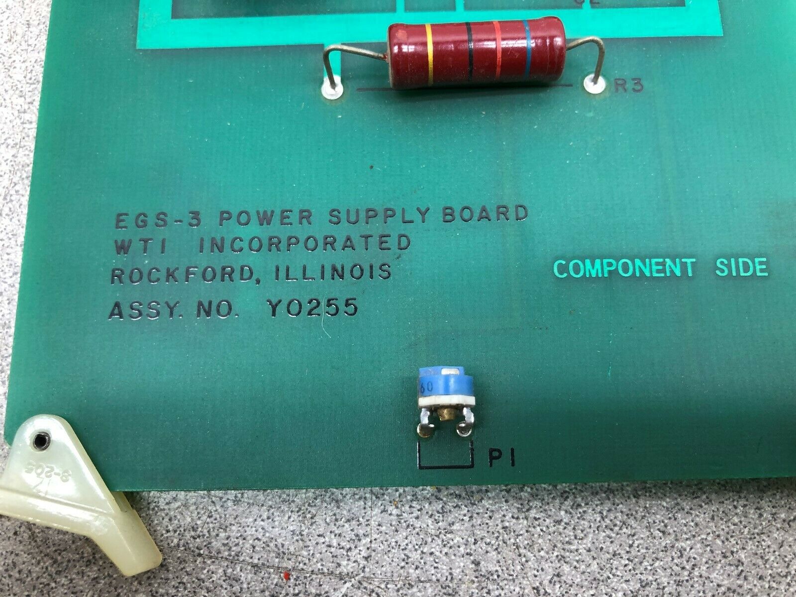 USED WTI INC POWER SUPPLY BOARD EGS-3