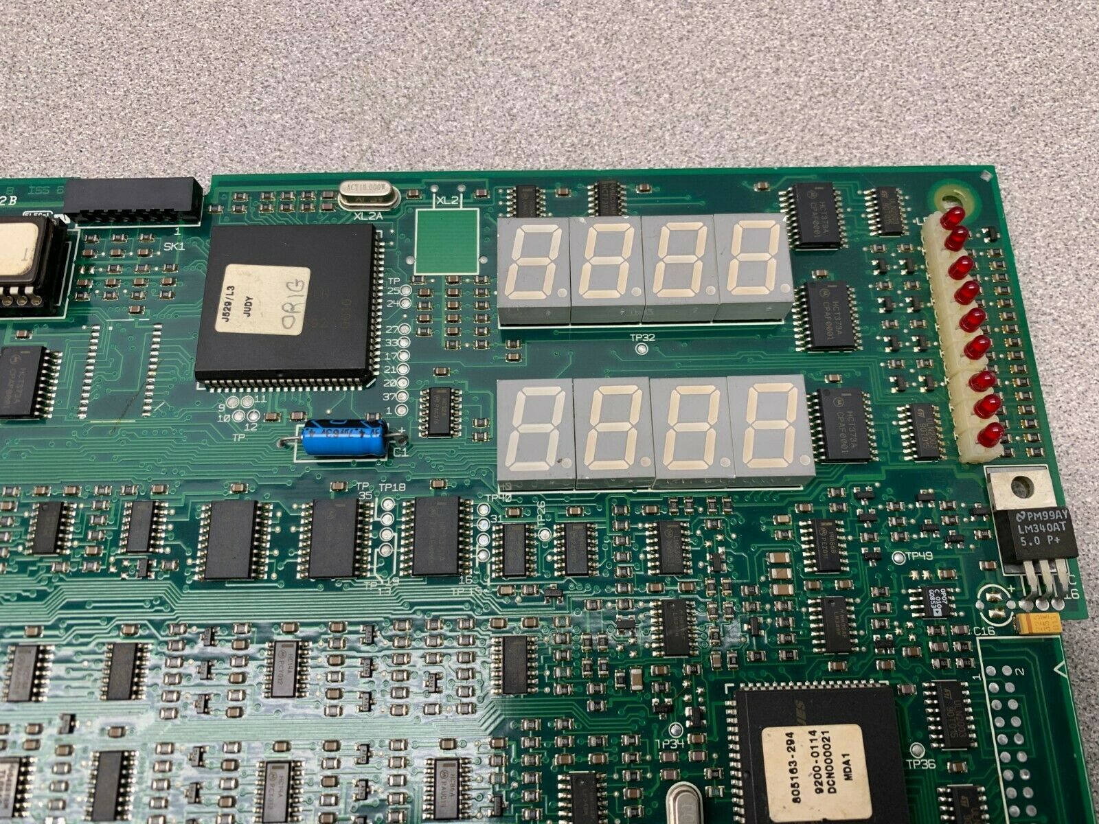 USED CONTROL TECHNIQUES CIRCUIT BOARD ELEC1G-02B