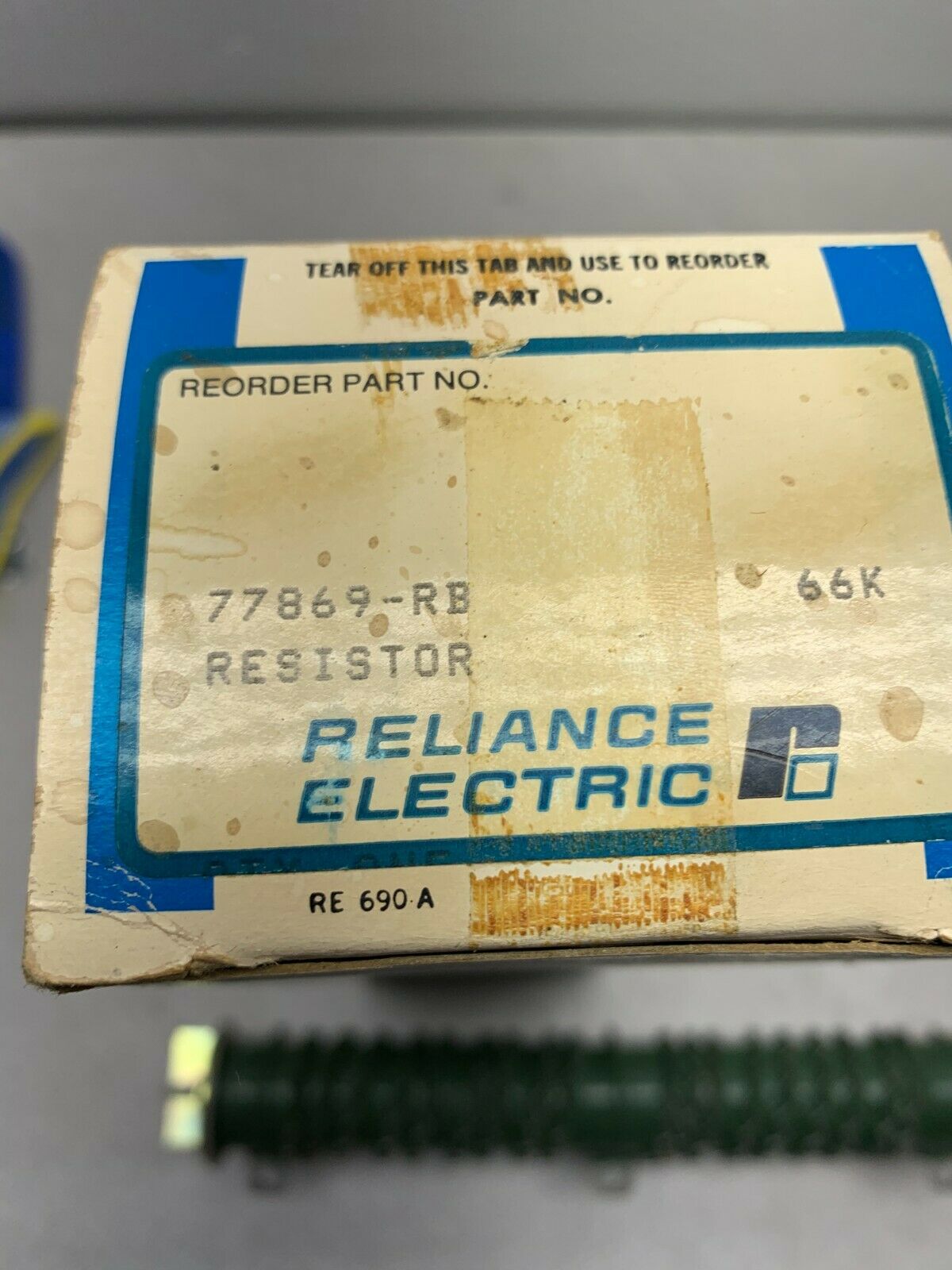 NEW IN BOX RELIANCE ELECTRIC RESISTOR 77869-RB