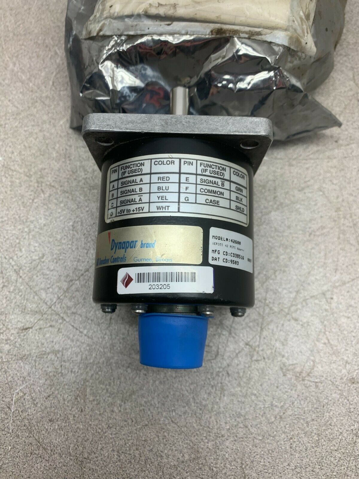 USED DYNAPAR ENCODER 42600