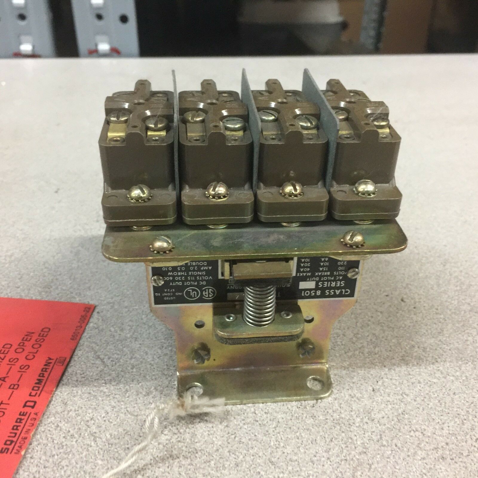 NEW IN BOX SQUARE D AC CONTROL RELAY 8501  PO-4  55731