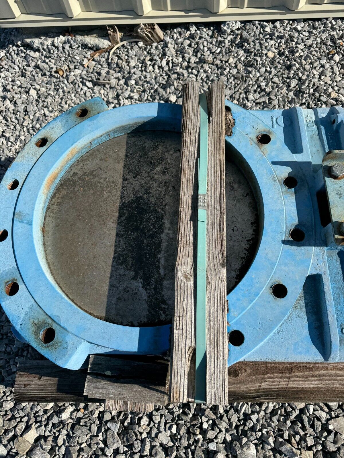 ORBINOX 10" BORE KNIFE GATE VALVE 19" STORKE PAPG4NE3K2