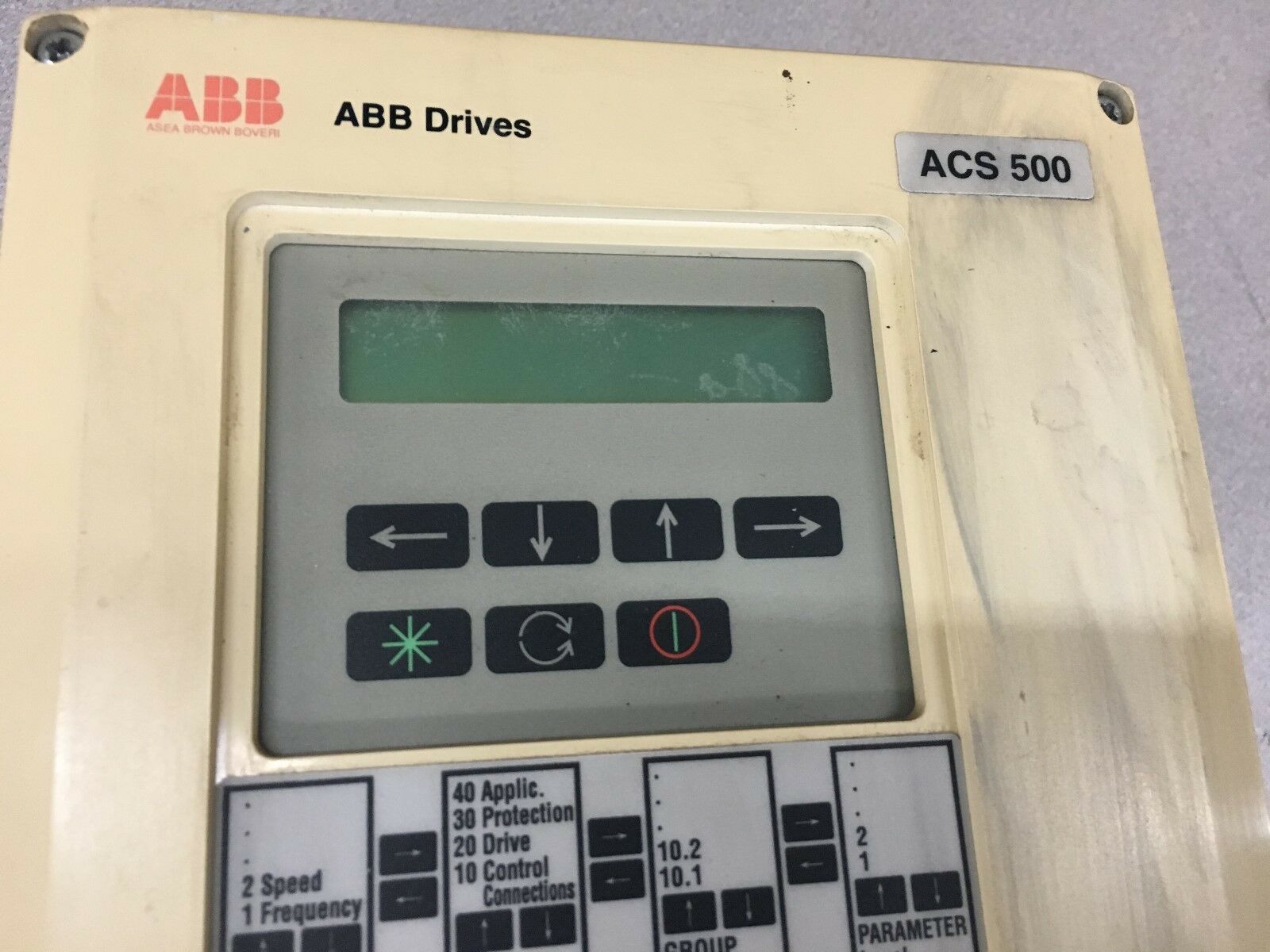 USED ABB ACS 500 7.5HP VARIABLE SPEED DRIVE ACS501-005-4-0AP2