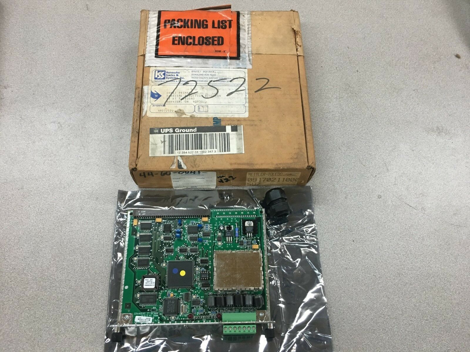 NEW IN BOX METTLER TOLEDO ANALOG BOARD C14093000A