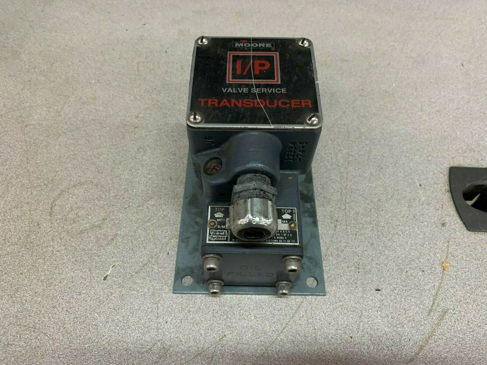 USED MOORE TRANSDUCER 771-16BNF2