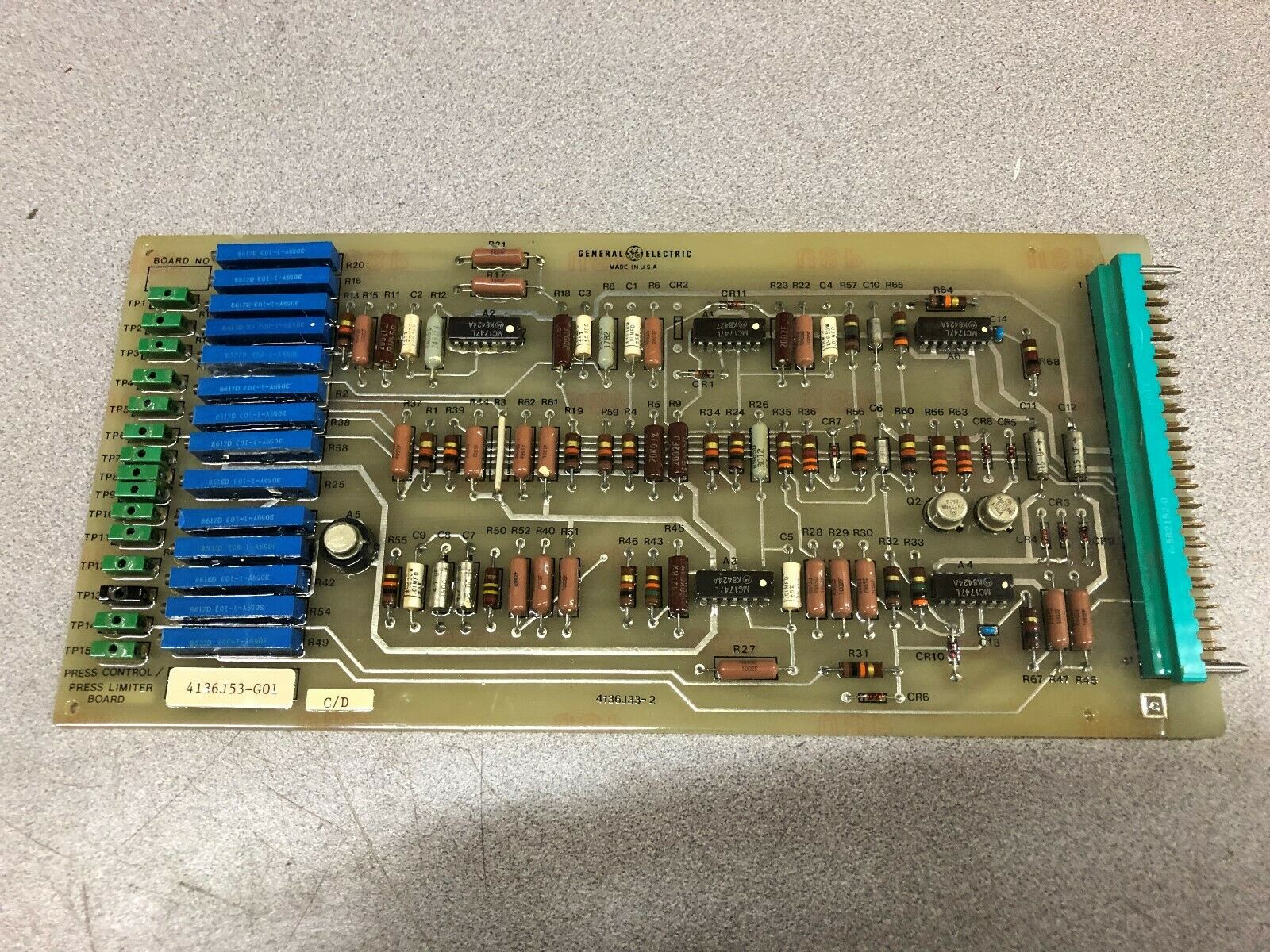 USED GE CIRCUIT BOARD 4136J53-G01