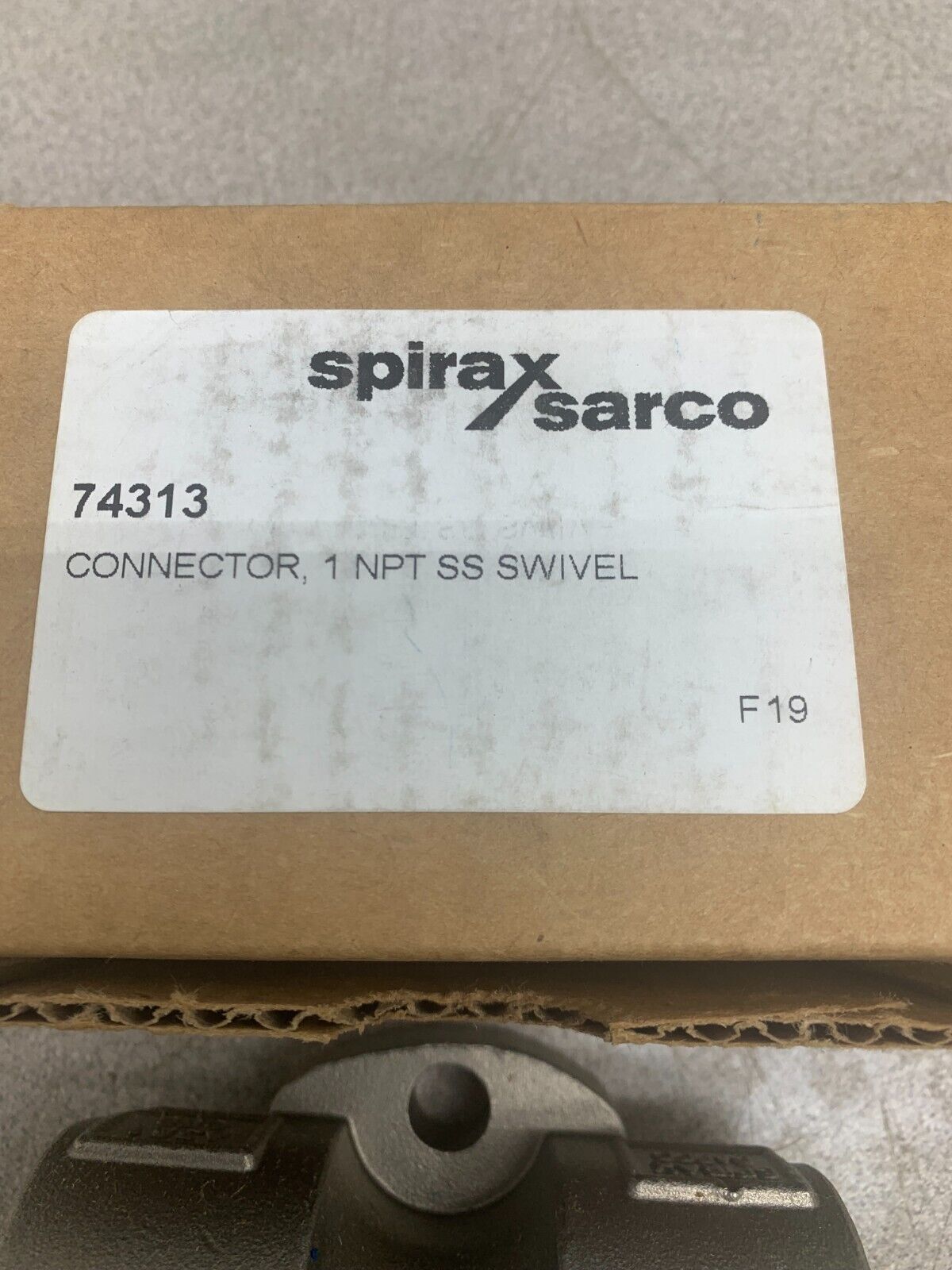 NEW IN BOX SPIRAX SARCO 1" NPT SS CONNECTOR 74313