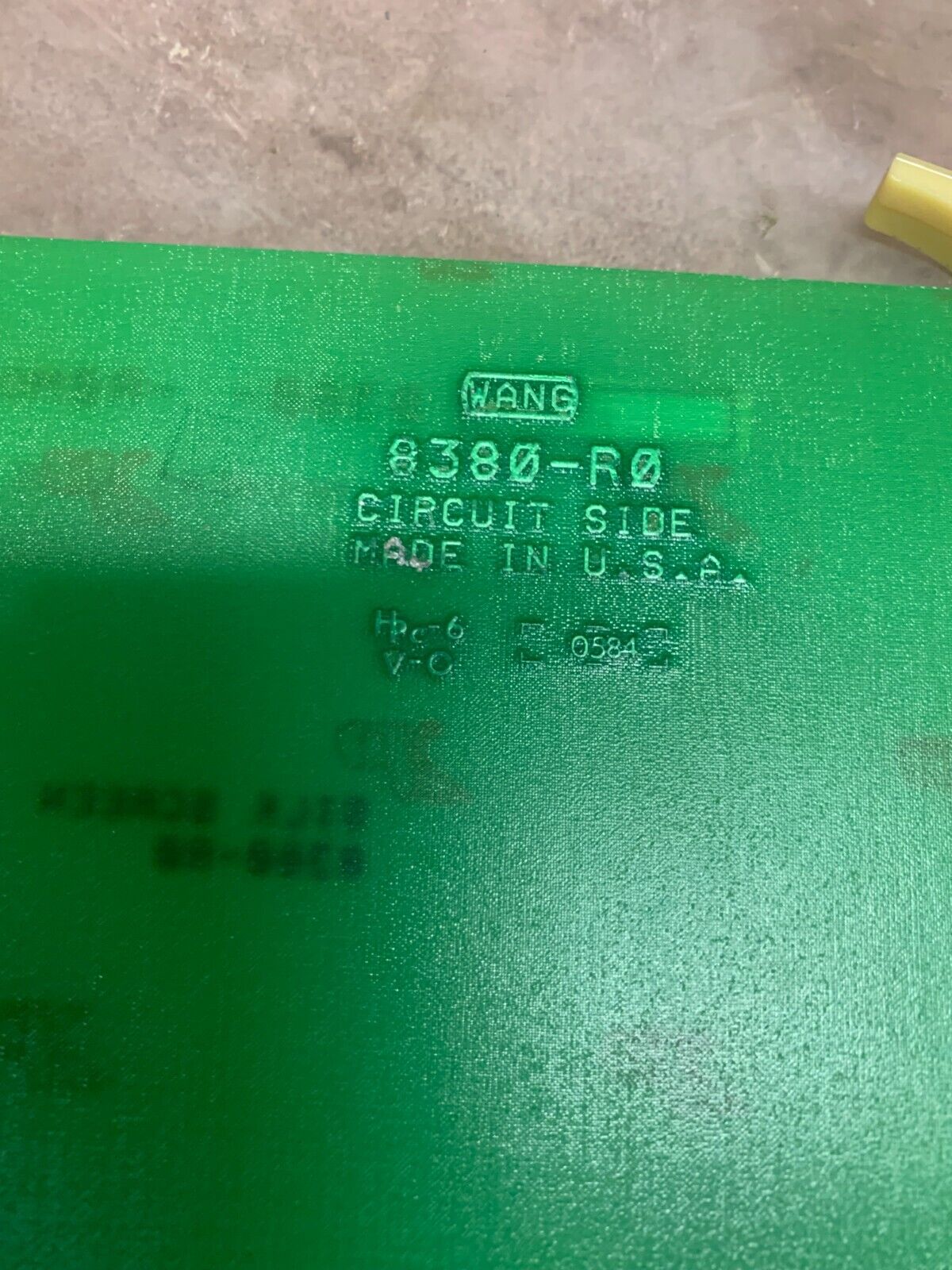 USED SILK SCREEN CIRCUIT BOARD 8380-R0