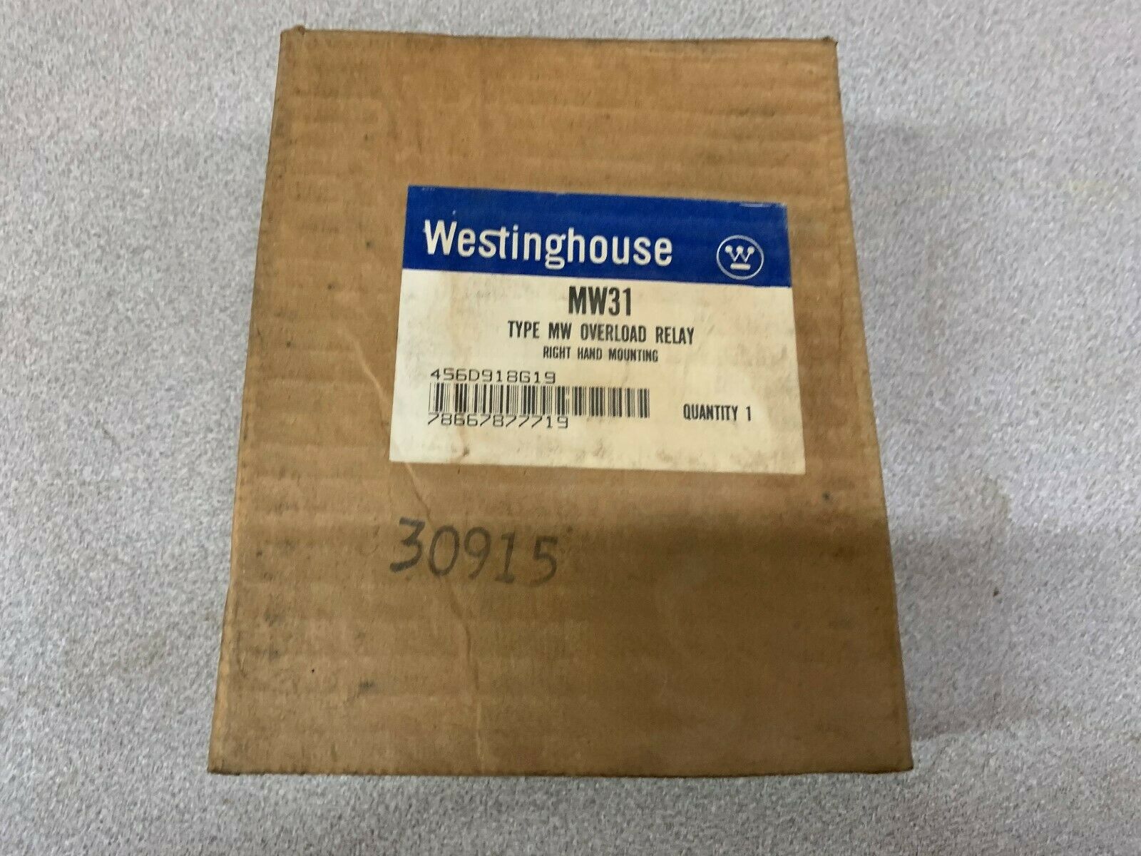 LOT OF 7 NEW IN BOX WESTINGHOUSE RELAY MW31