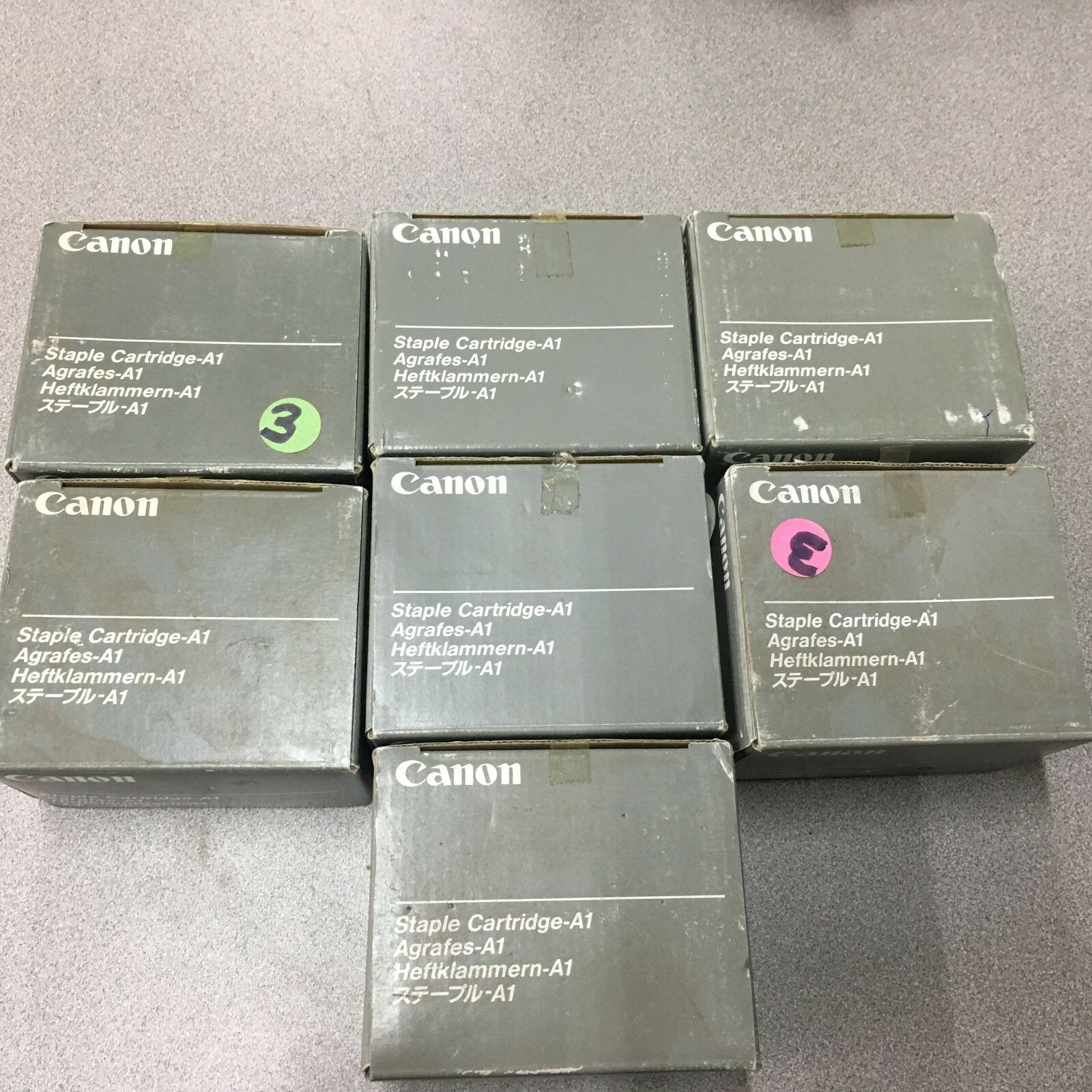 NEW LOT OF 7 CANON CARTRIDGE  F23-0603-000