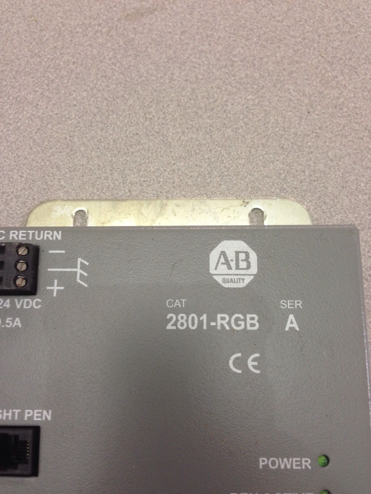 USED ALLEN-BRADLEY VIDEO CONVERTER 2801-RGB SERIES A