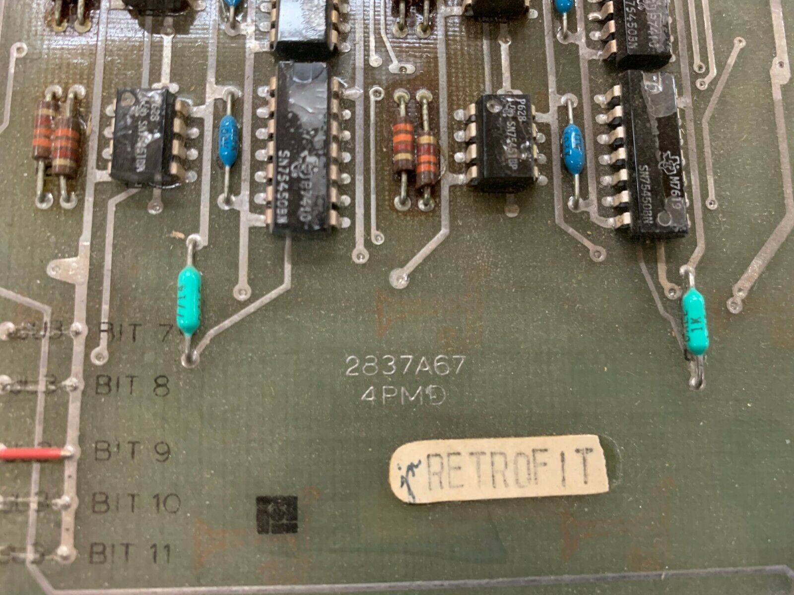 USED WESTINGHOUSE CIRCUIT BOARD 2837A67G01