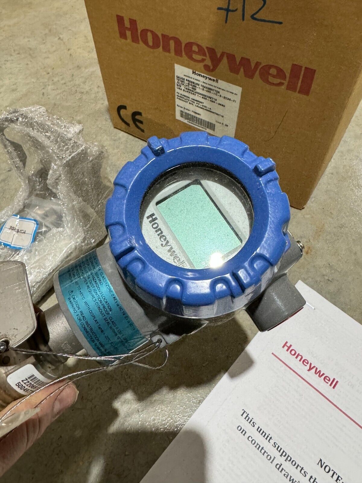 HONEYWELL PRESSURE TRANSMITTER STG87L-E1G000-1-B-AHD-11C-B-21A6-F1 FX,TP,YT-0000