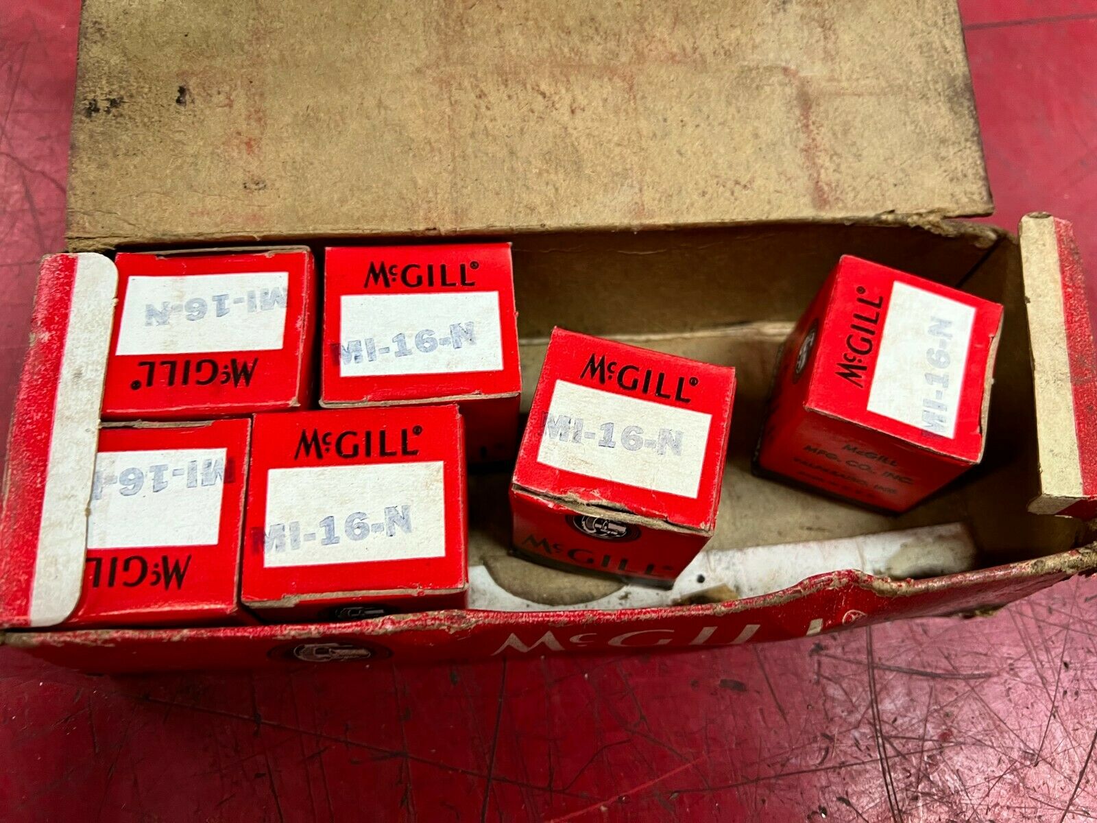 BOX OF 6 NEW IN BOX MCGILL INNER RACE MI-16N