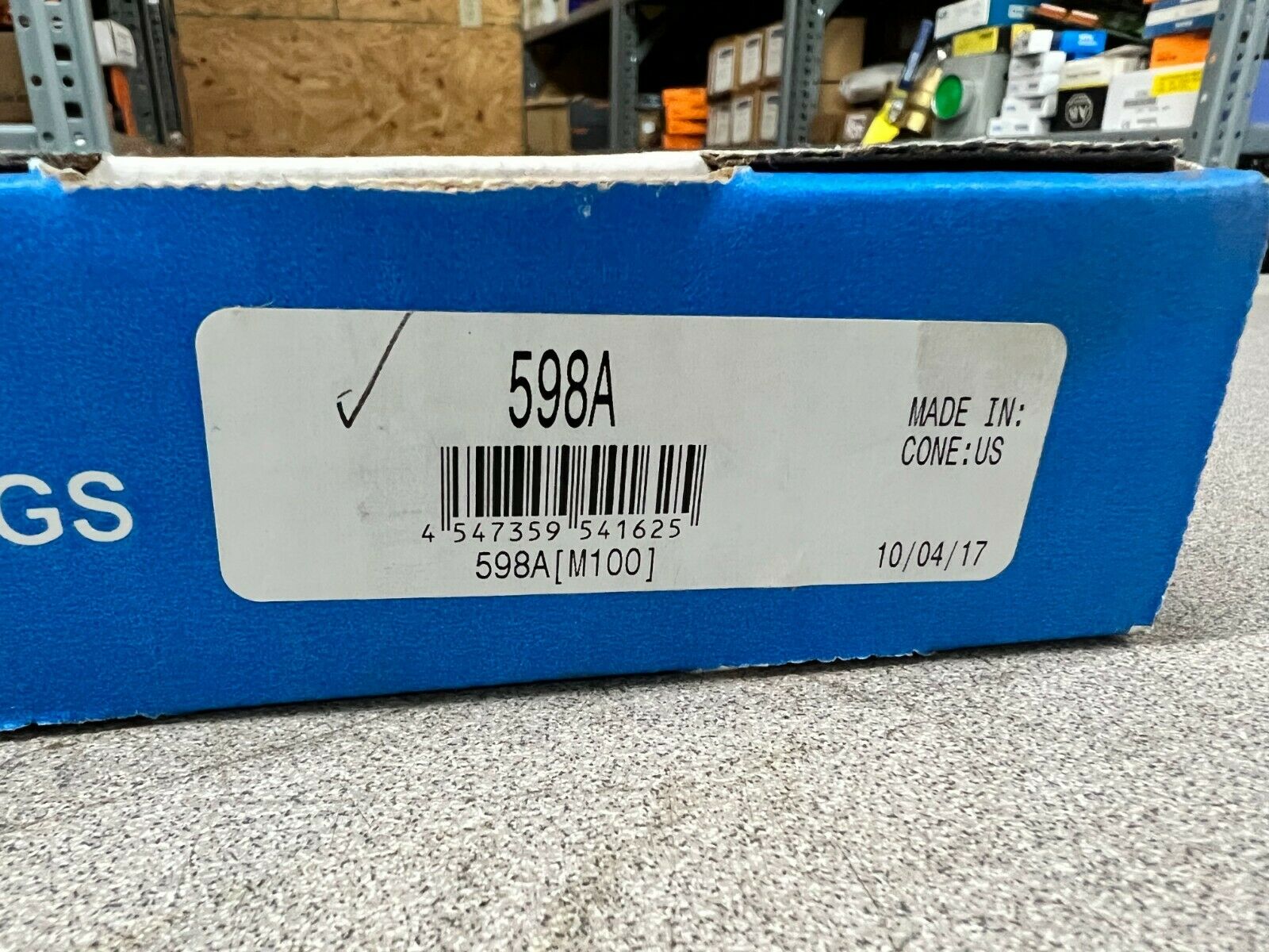 NEW IN BOX NTN ROLLER BEARING 598A