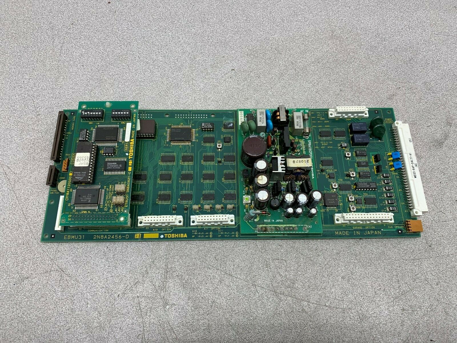 USED TOSHIBA CIRCUIT BOARD EBMU31 2N8A2456-D