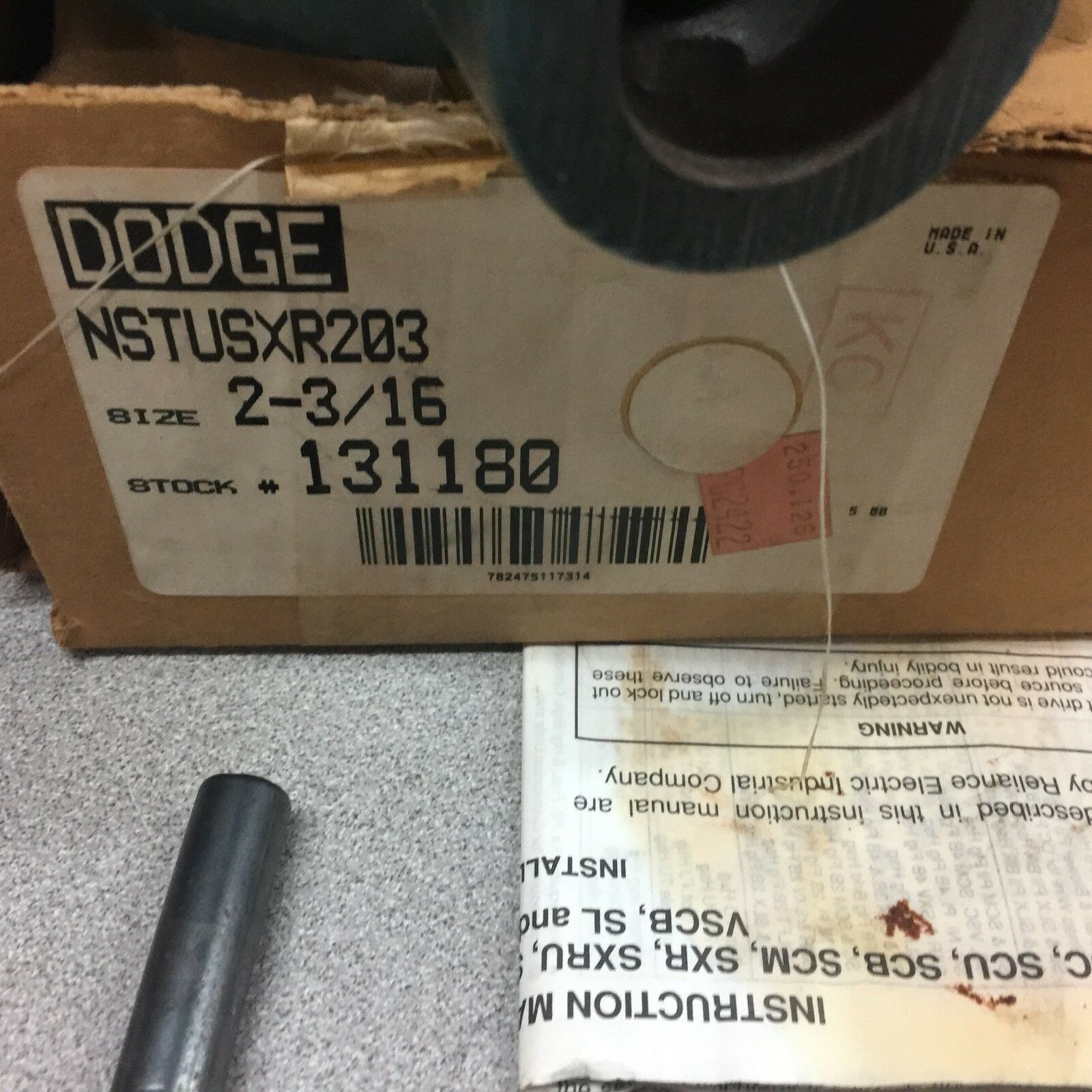 NEW IN BOX DODGE FLANGE BEARING NSTUSXR203