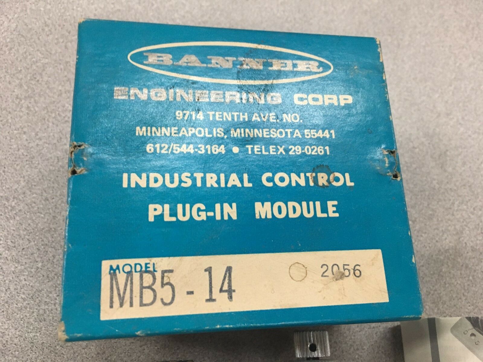 NEW IN BOX BANNER PLUG-IN MODULE MB5-14 2056