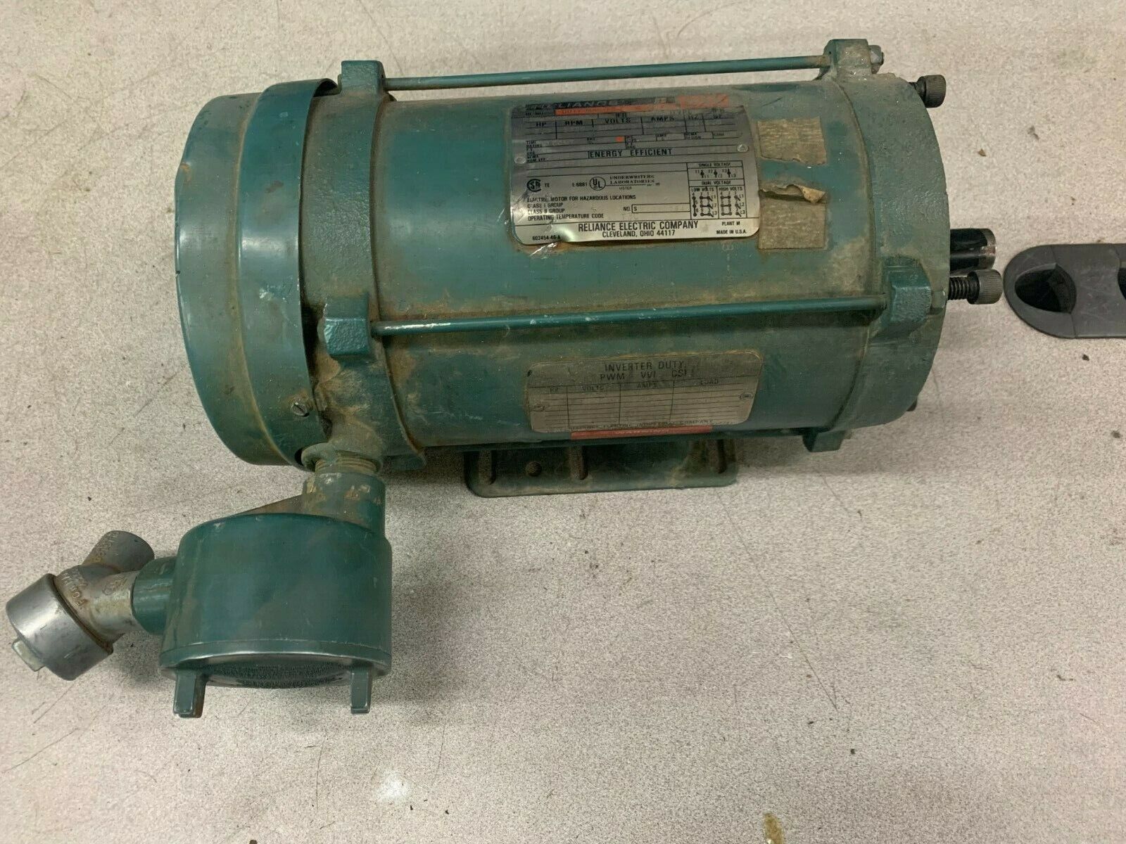 USED RELIANCE 2HP 1725RPM MOTOR 230/460V. P14X9109M-XT