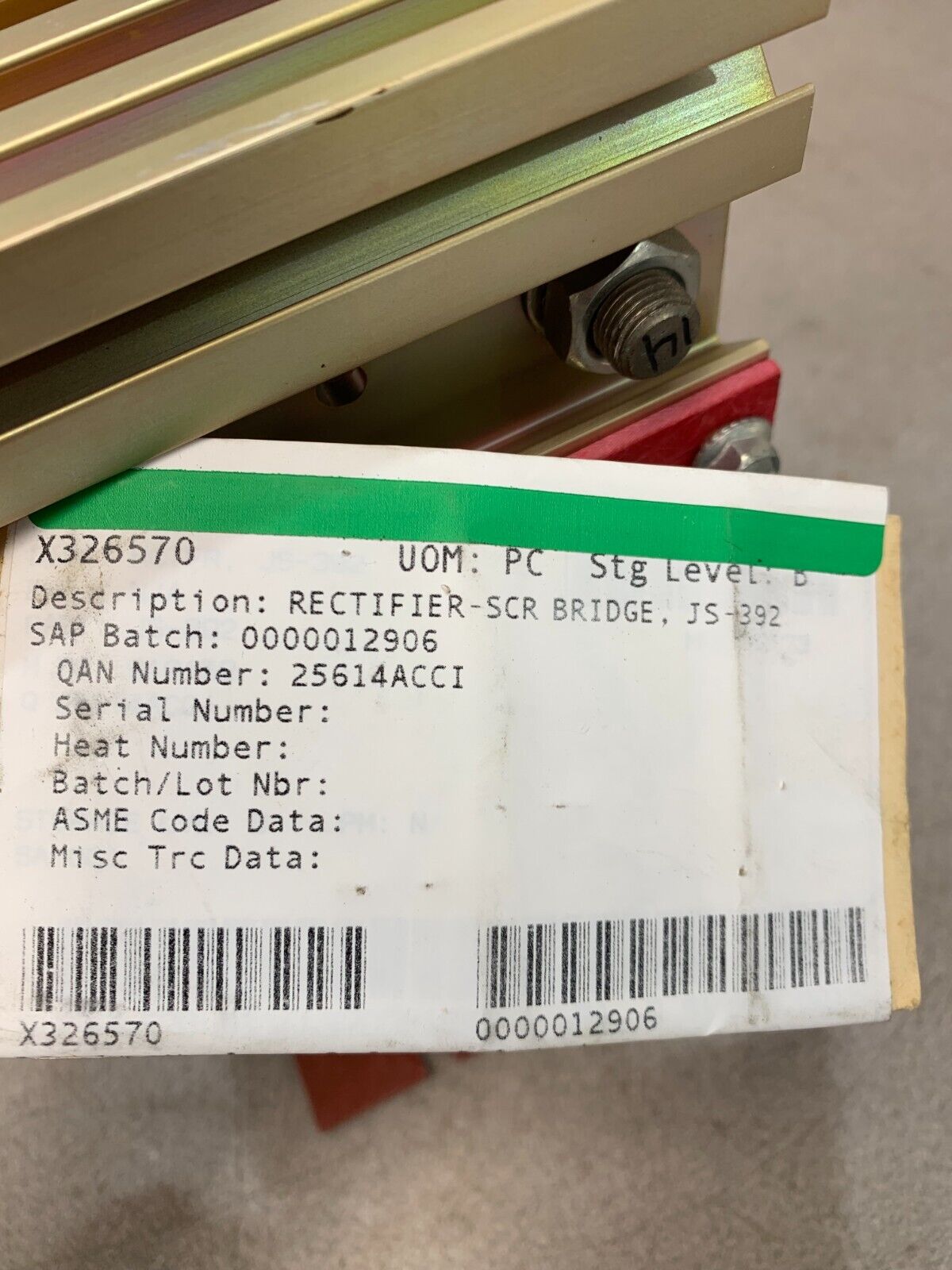 USED C&D POWER SYSTEMS RECTIFIER JS-392