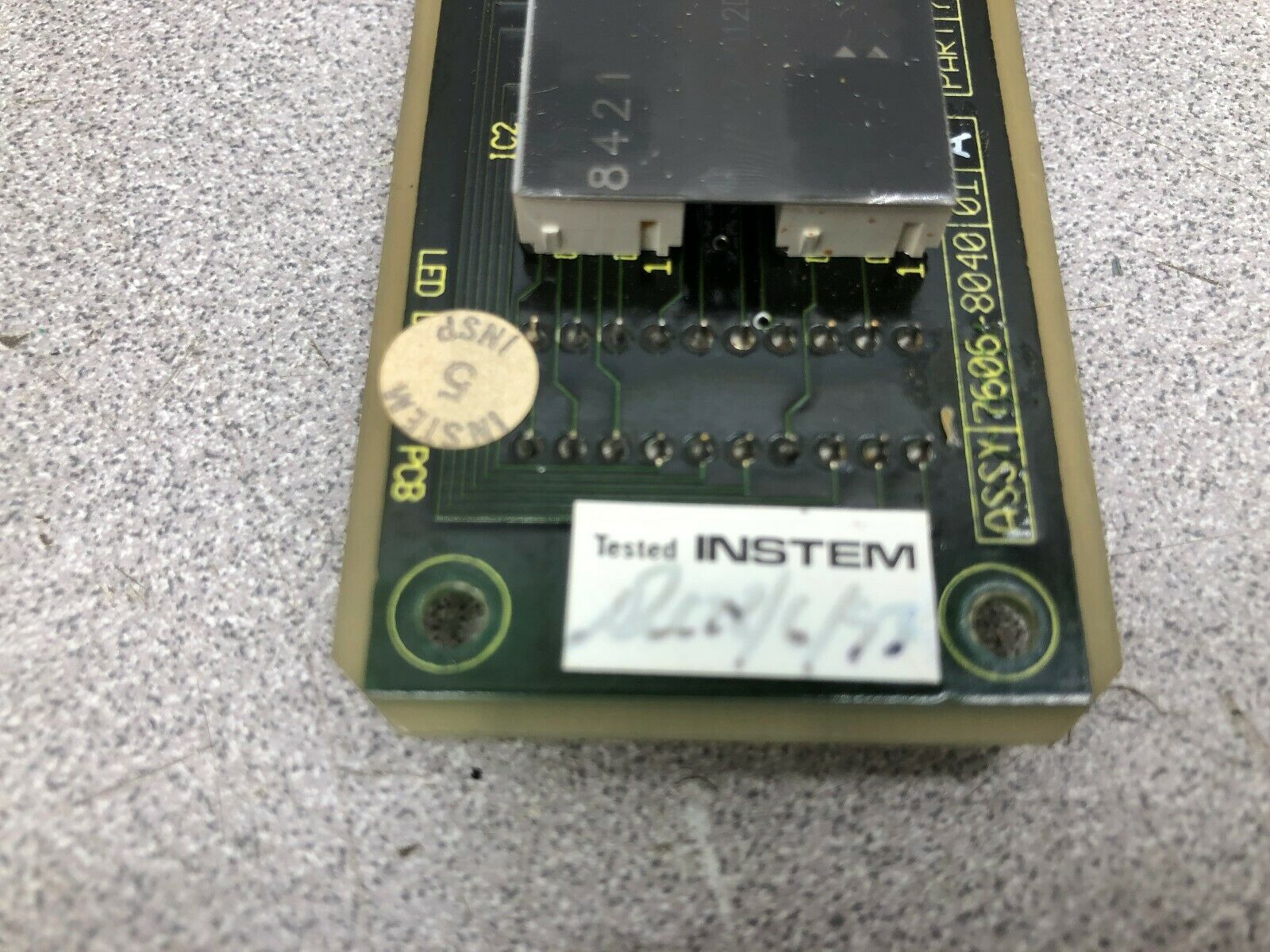 INSTEM PCB DISPLAY BOARD 7606-8040.01A