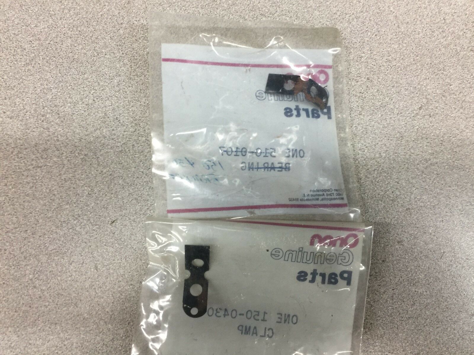 NEW IN BAG LOT OF 2 ONAN CLAMP 150-0430