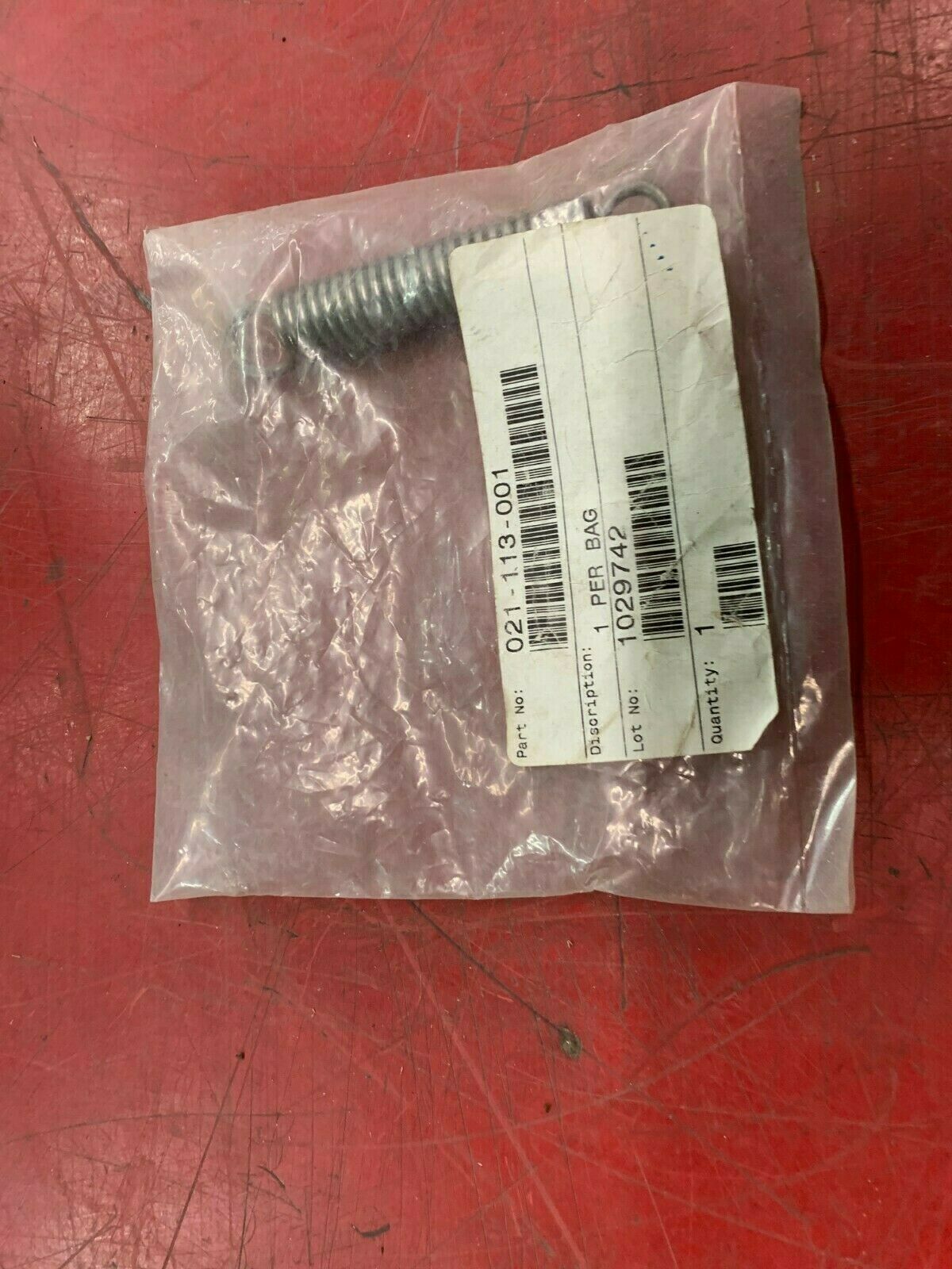 LOT OF 2 NEW IN BAG SPEC SPRING 021-113-001