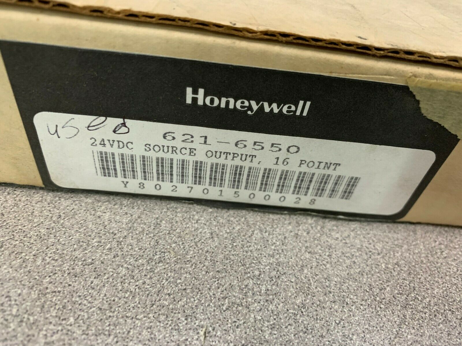 USED HONEYWELL OUTPUT MODULE 621-6550