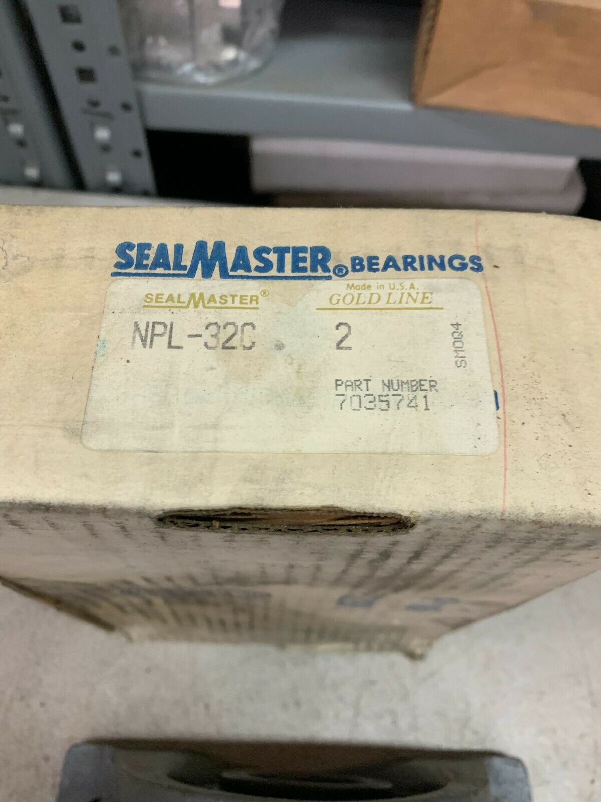 NEW IN BOX SEALMASTER PILLOW BLOCK BEARING 2" BORE NPL-32C