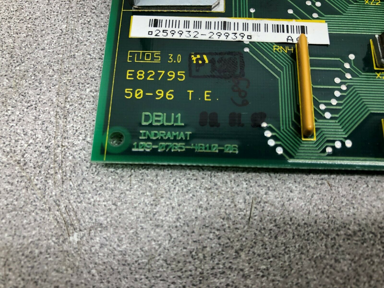 USED INDRAMAT SERVO INTERFACE BOARD 109-0785-4B10-06