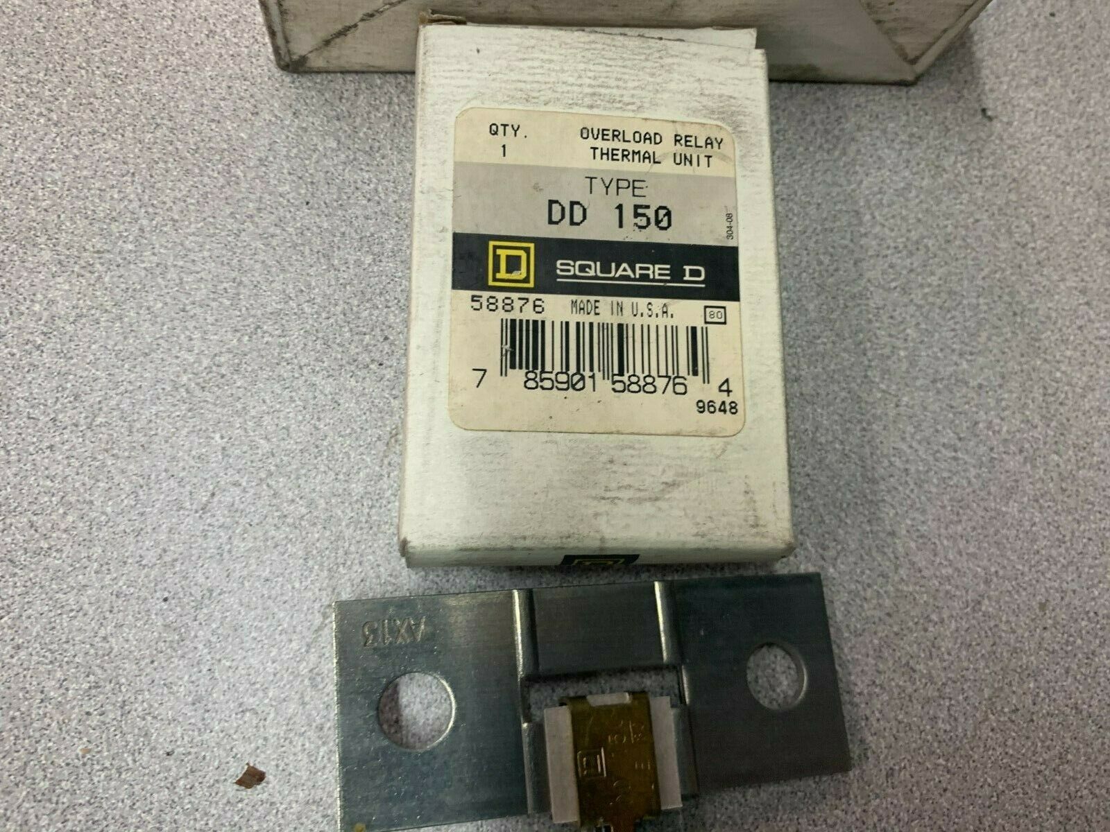 BOX OF 3 NEW IN BOX SQUARE D HEATER ELEMENT DD 150.00