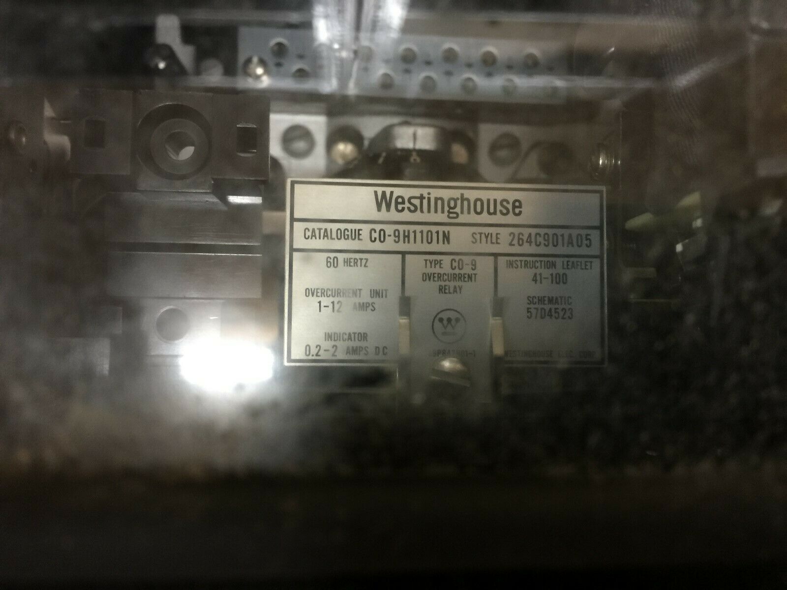 NEW IN BOX WESTINGHOUSE CO-9 OVERCURRENT RELAY 264C901A05