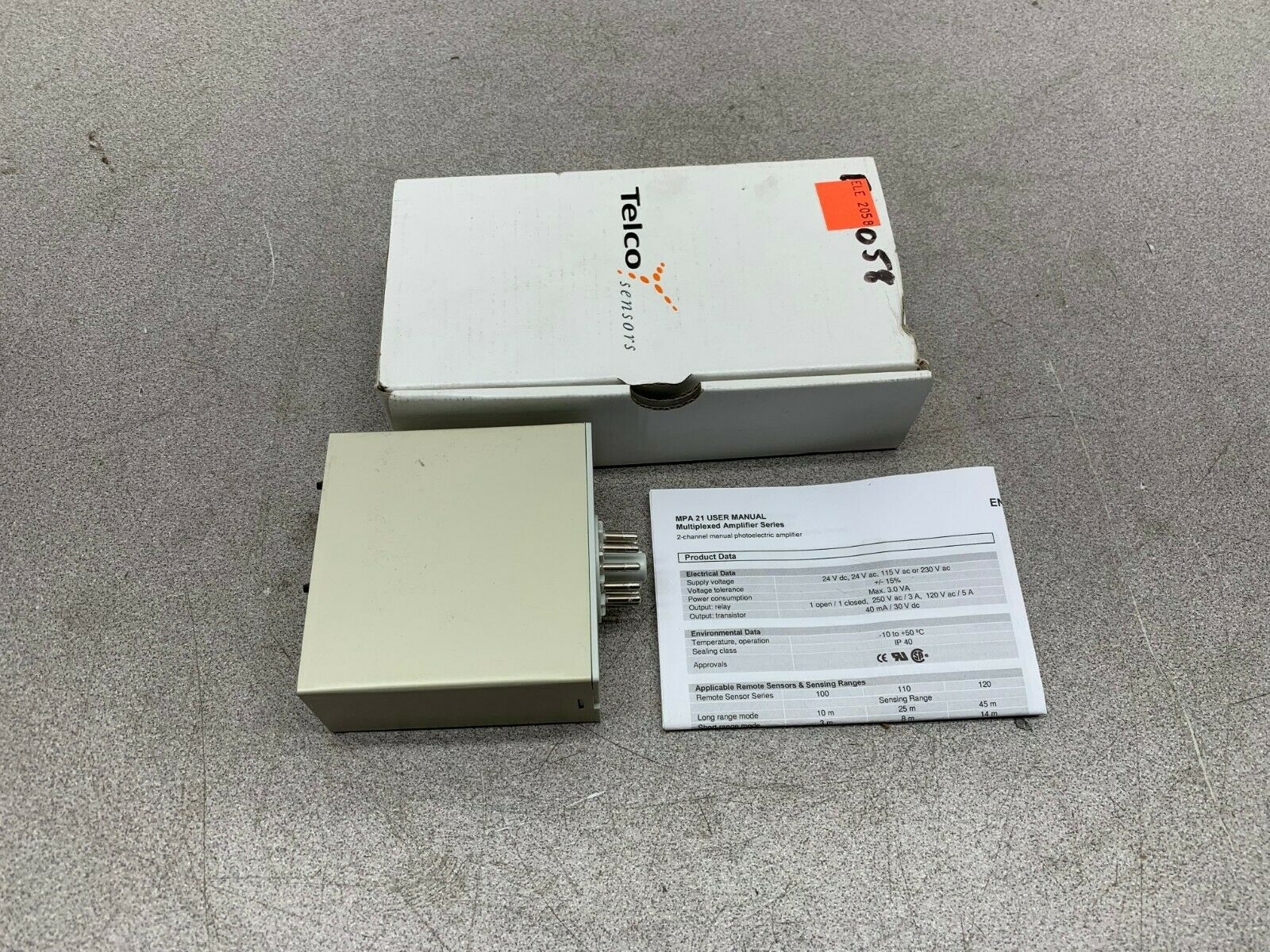 NEW IN BOX TELCO PHOTO AMPLIFIER MPA 21 A 501