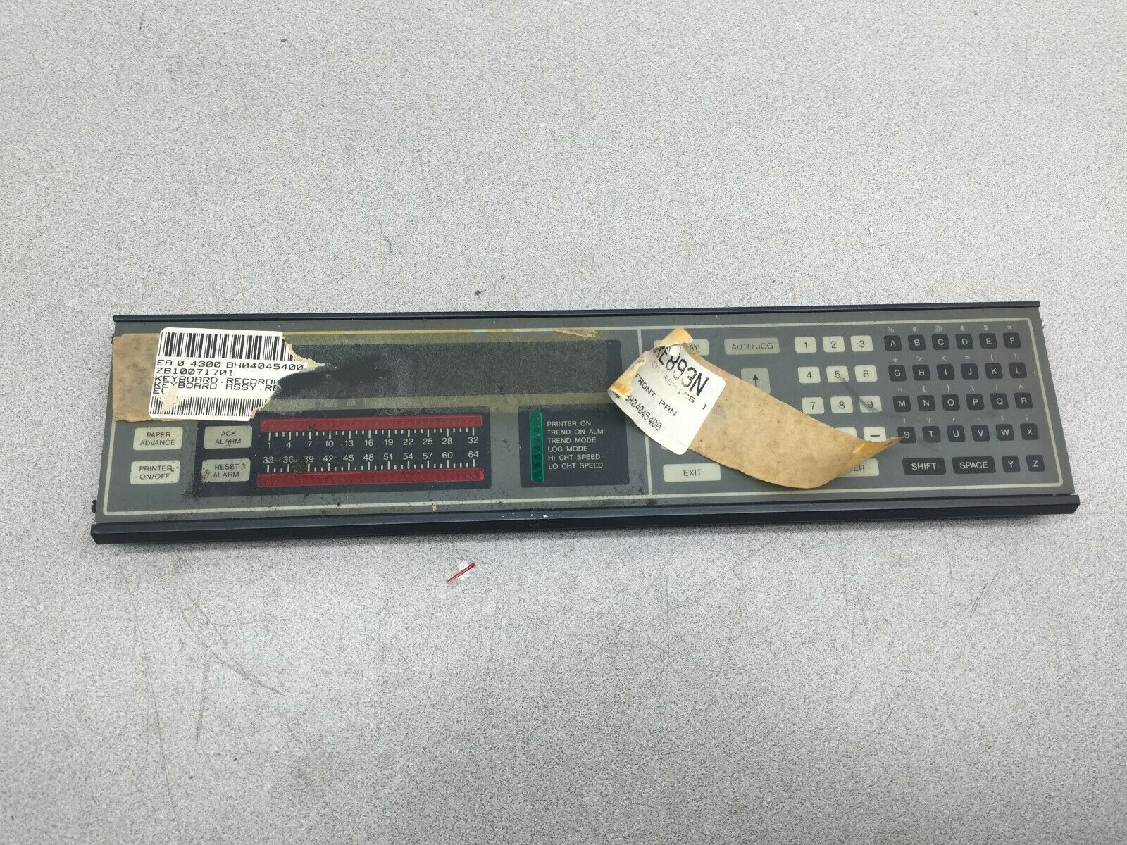 USED WESTRONICS KEYBOARD ASSY 2B10071701