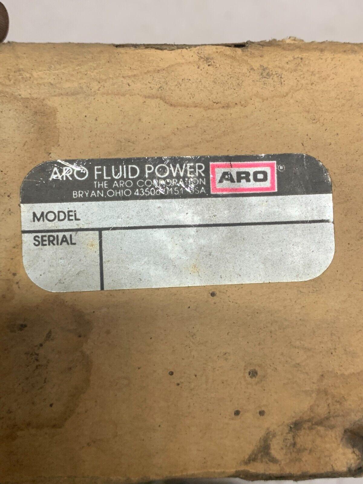 NEW ARO PNEUMATIC LUBRICATOR 126231-000