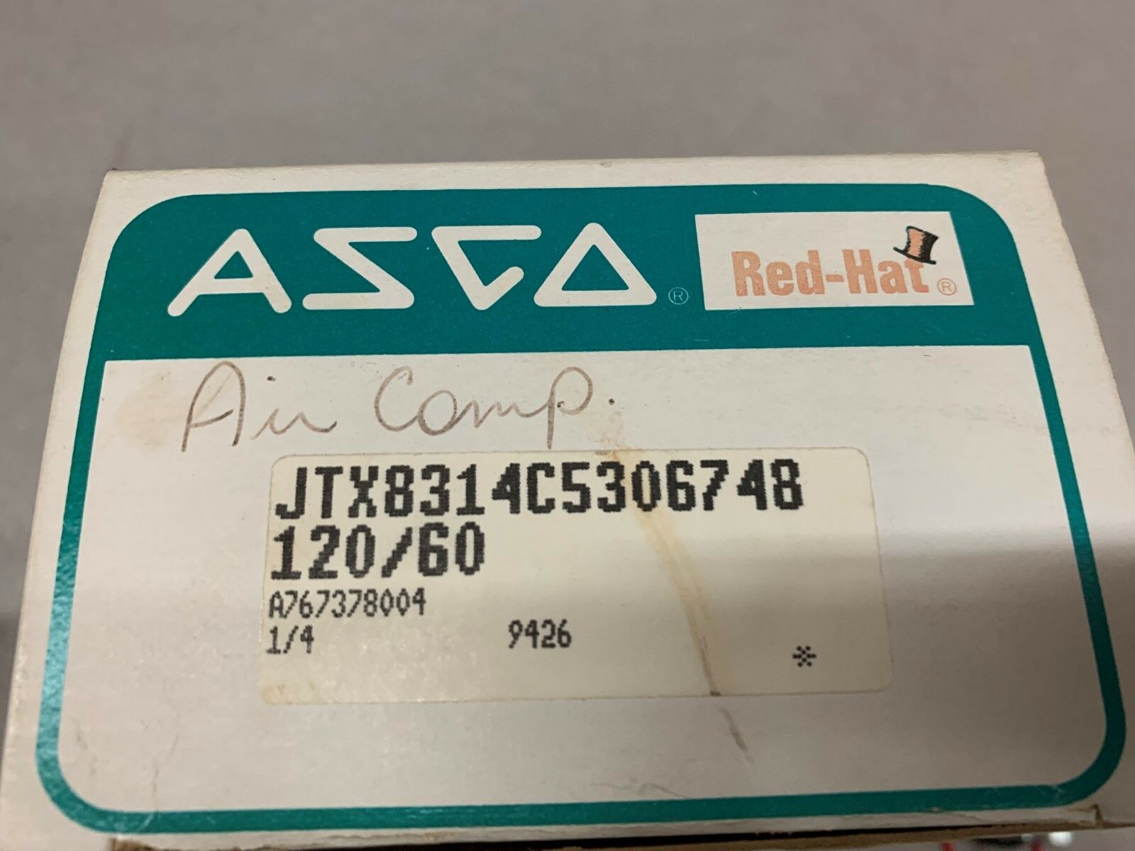 NEW IN BOX ASCO VALVE JTX8314C5306748