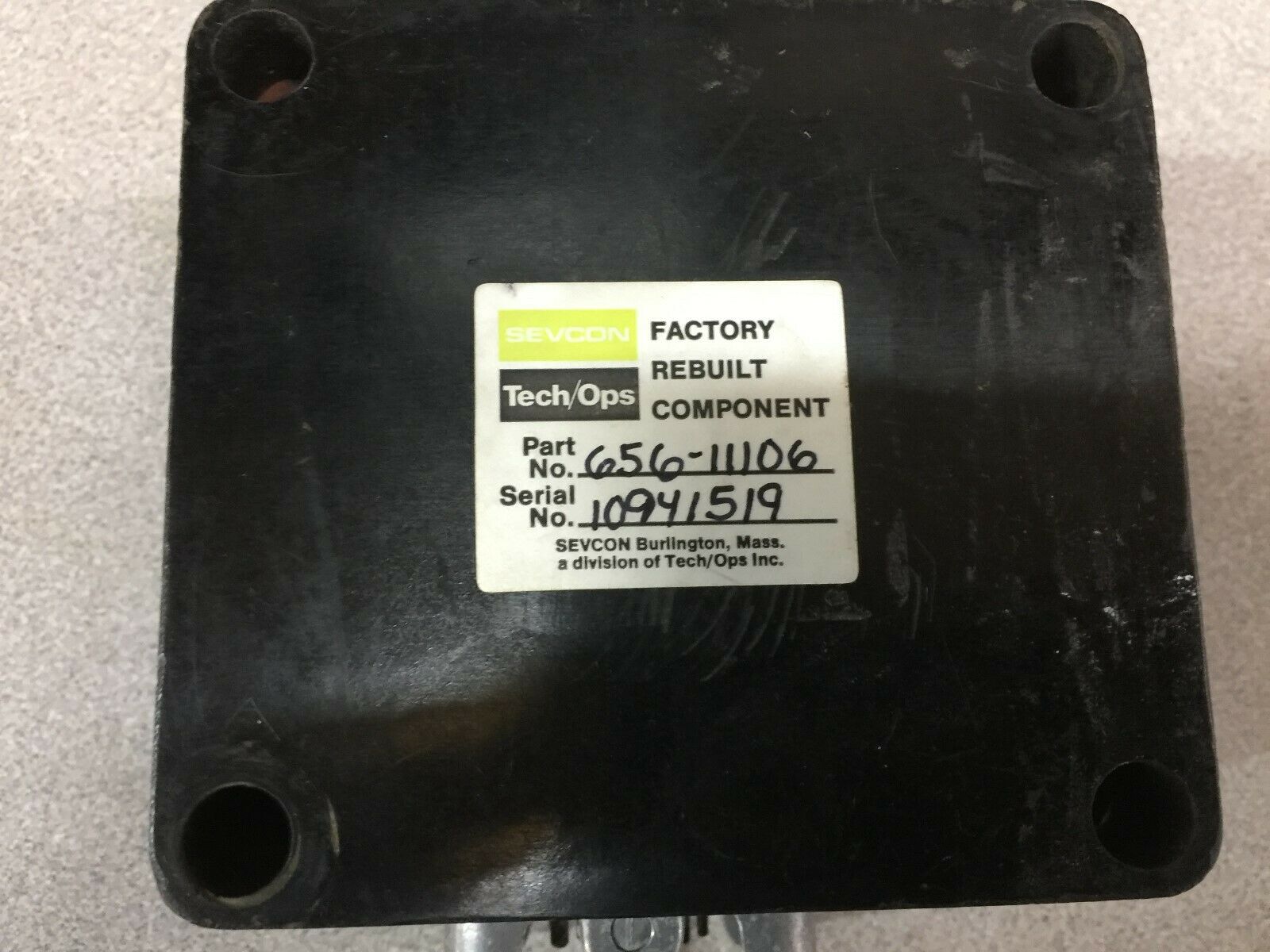 USED FACTORY REBUILT SEVCON LOGIC BOX 656-11106