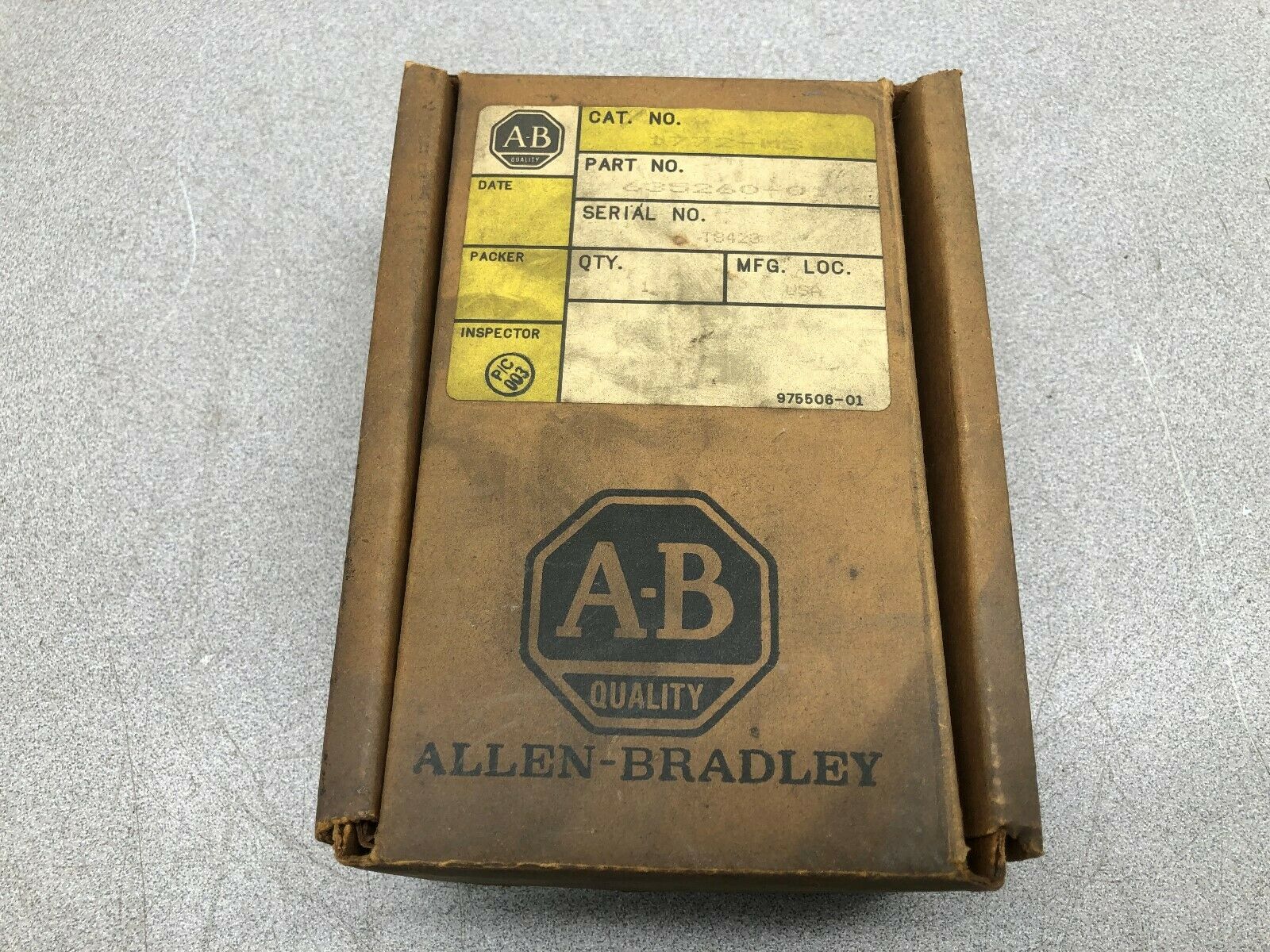 NEW IN BOX ALLEN BRADLEY MEMORY SEGMENT 1772-MS