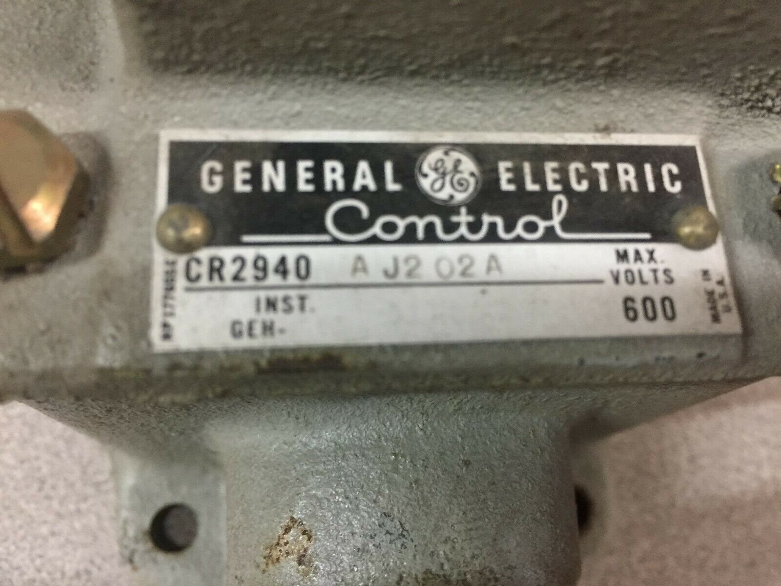 NEW NO BOX GE HEAVY DUTY HAZARDOUS LOCATION SWITCH CR2940AJ202A