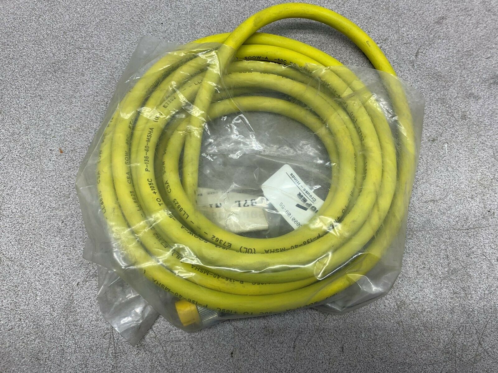 NEW NO BOX CROUSE HINDS CORD 5000109-5S