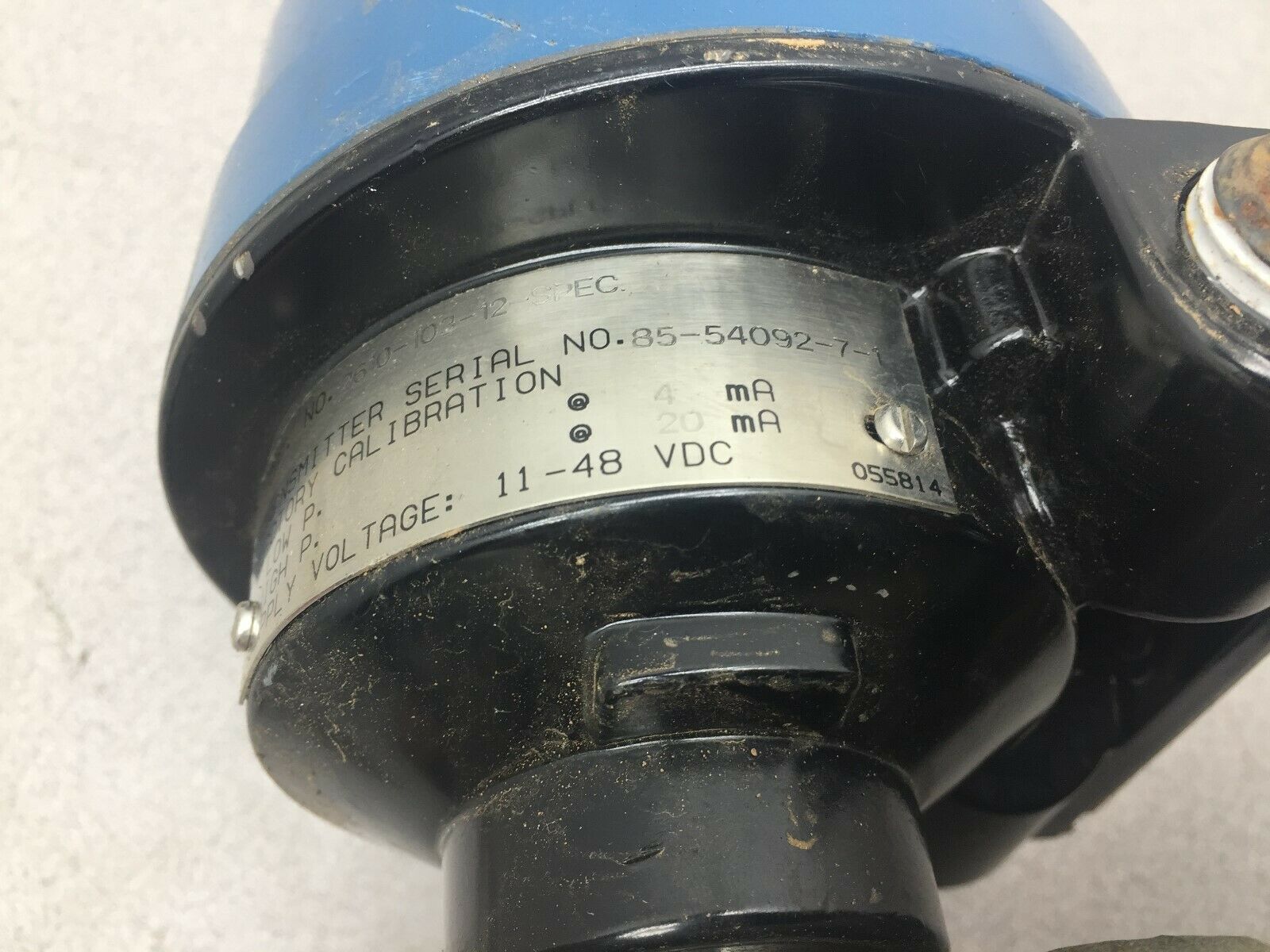 USED LEEDS & NORTHRUP 10" 150" WC 11-48 VDC PRESSURE TRANSMITTER 2610-103-12-SPE