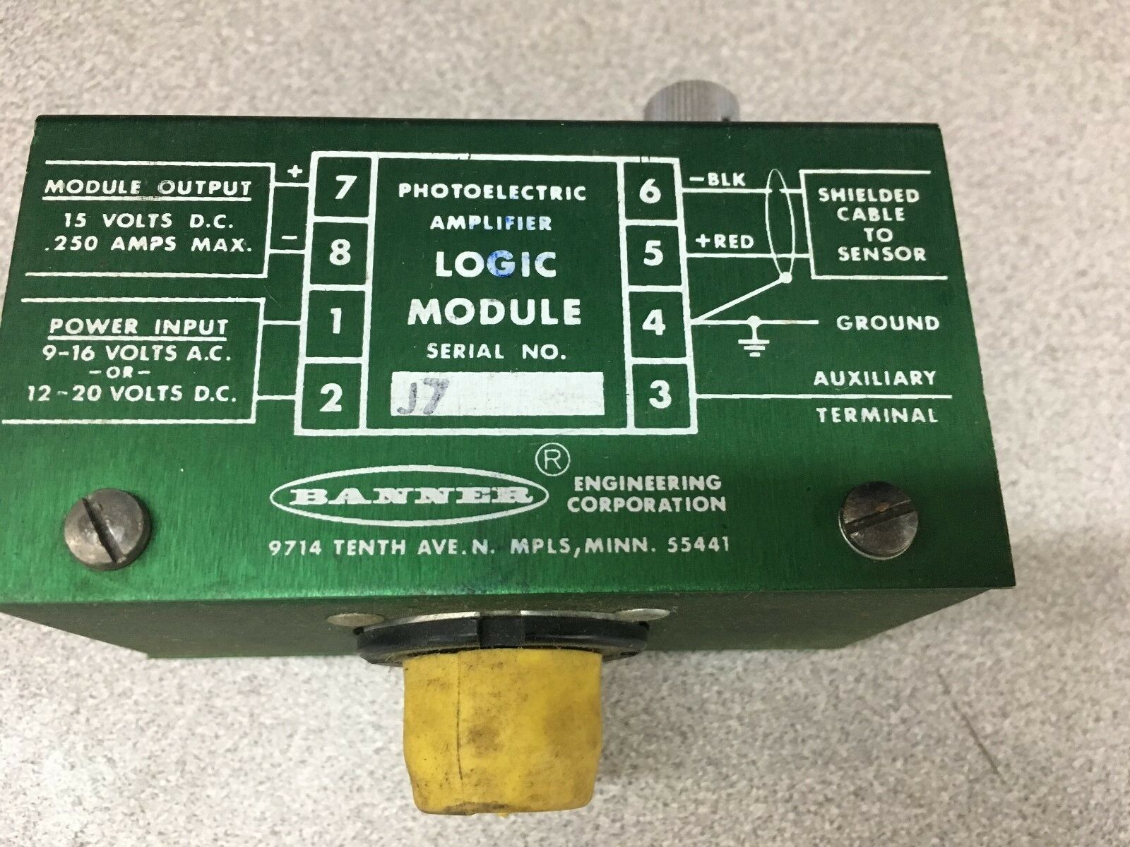 NEW NO BOX BANNER LOGIC MODULE B8-1