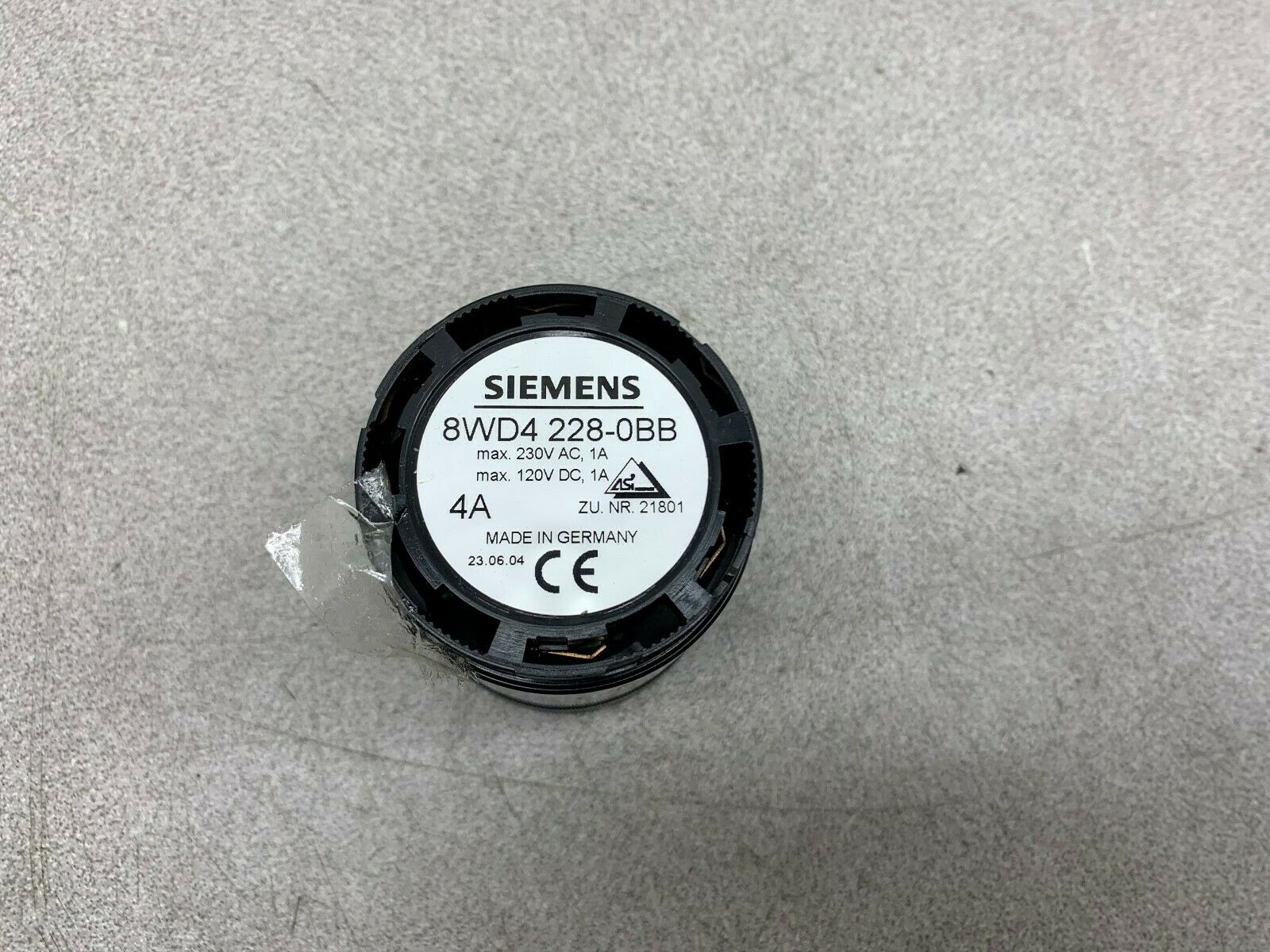 NEW NO BOX SIEMENS LIGHT ELEMENT 8WD4 228-0BB