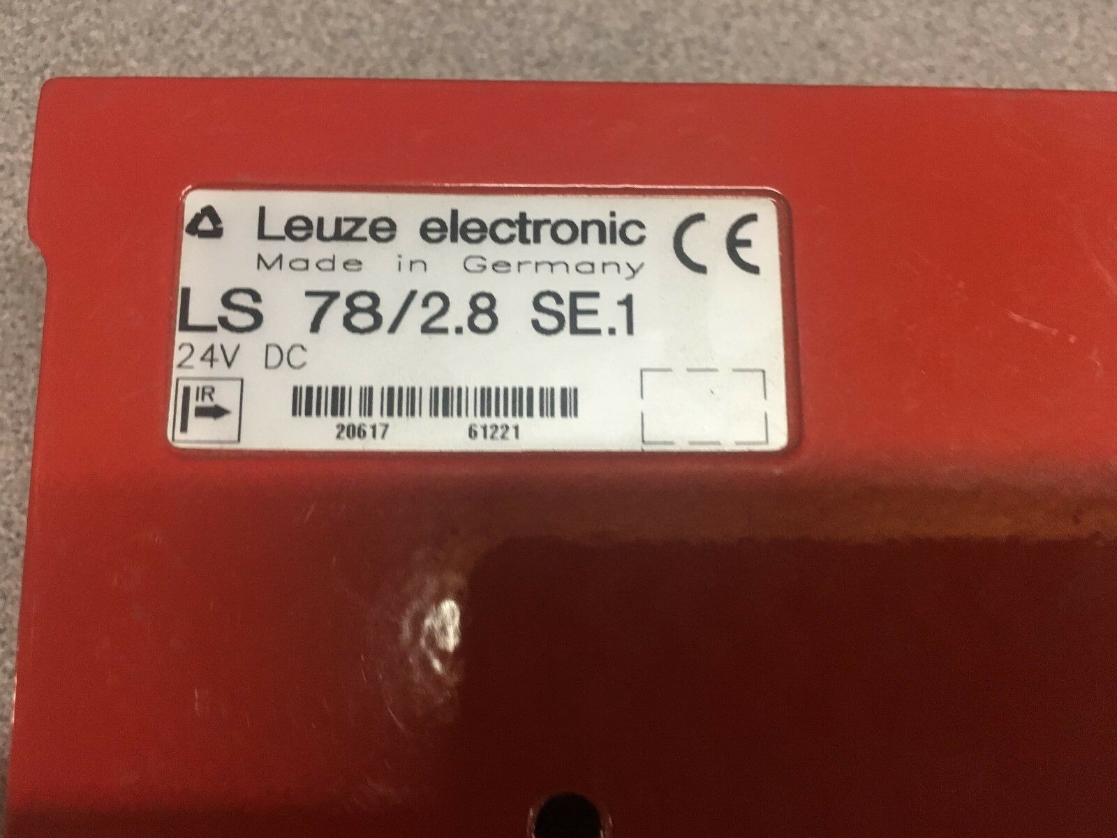 USED LEUZE ELECTRONIC LS 78/2.8 SE.1