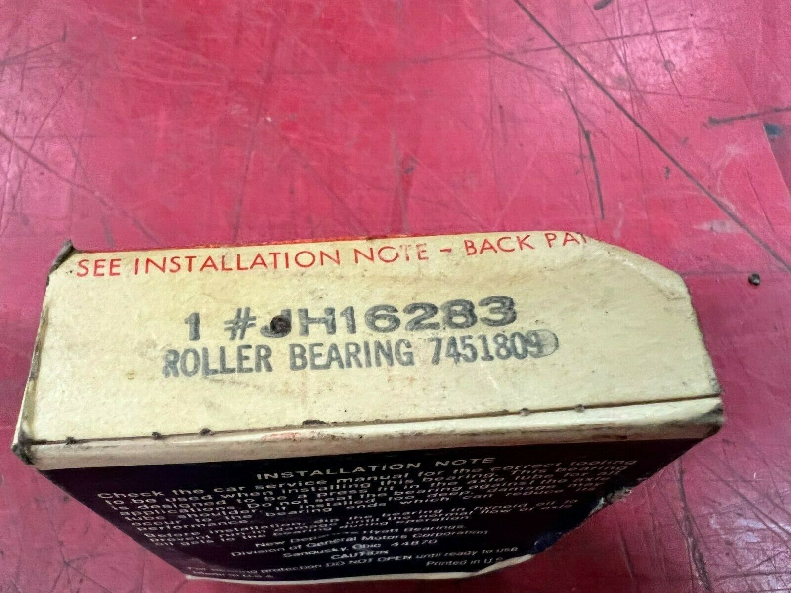 NEW IN BOX NDH ROLLER BEARING H16283