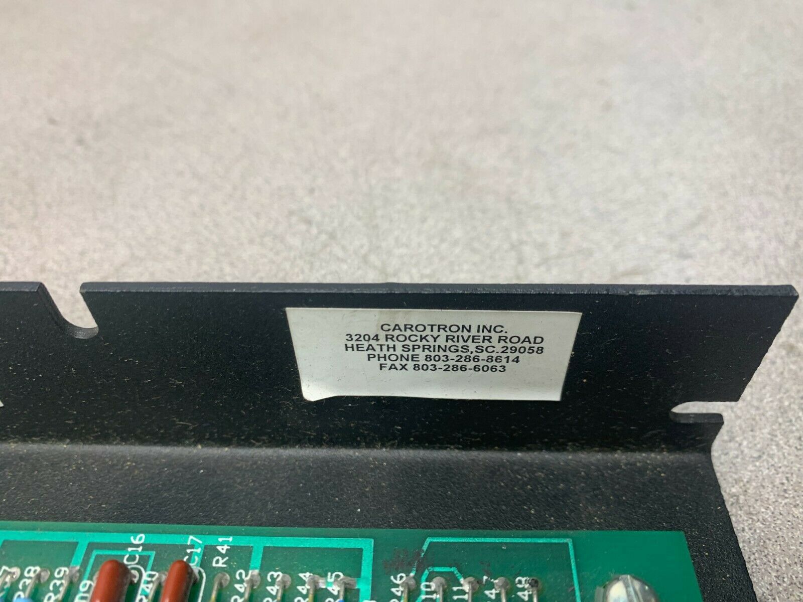 USED CAROTRON ELECTRONIC RELAY C10472-000