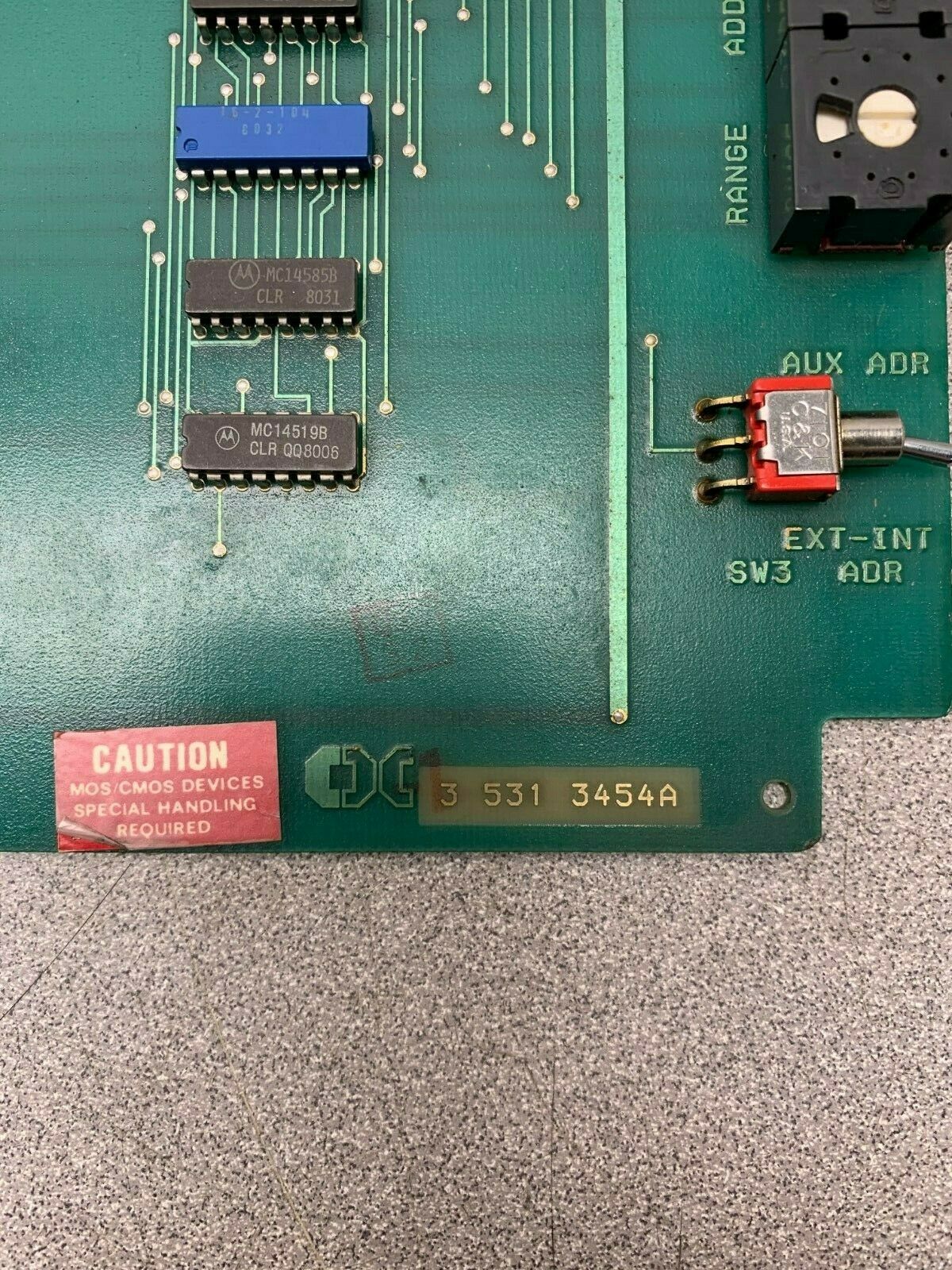 USED CINCINNATI MILICRON CIRCUIT BOARD 3 531 3454A