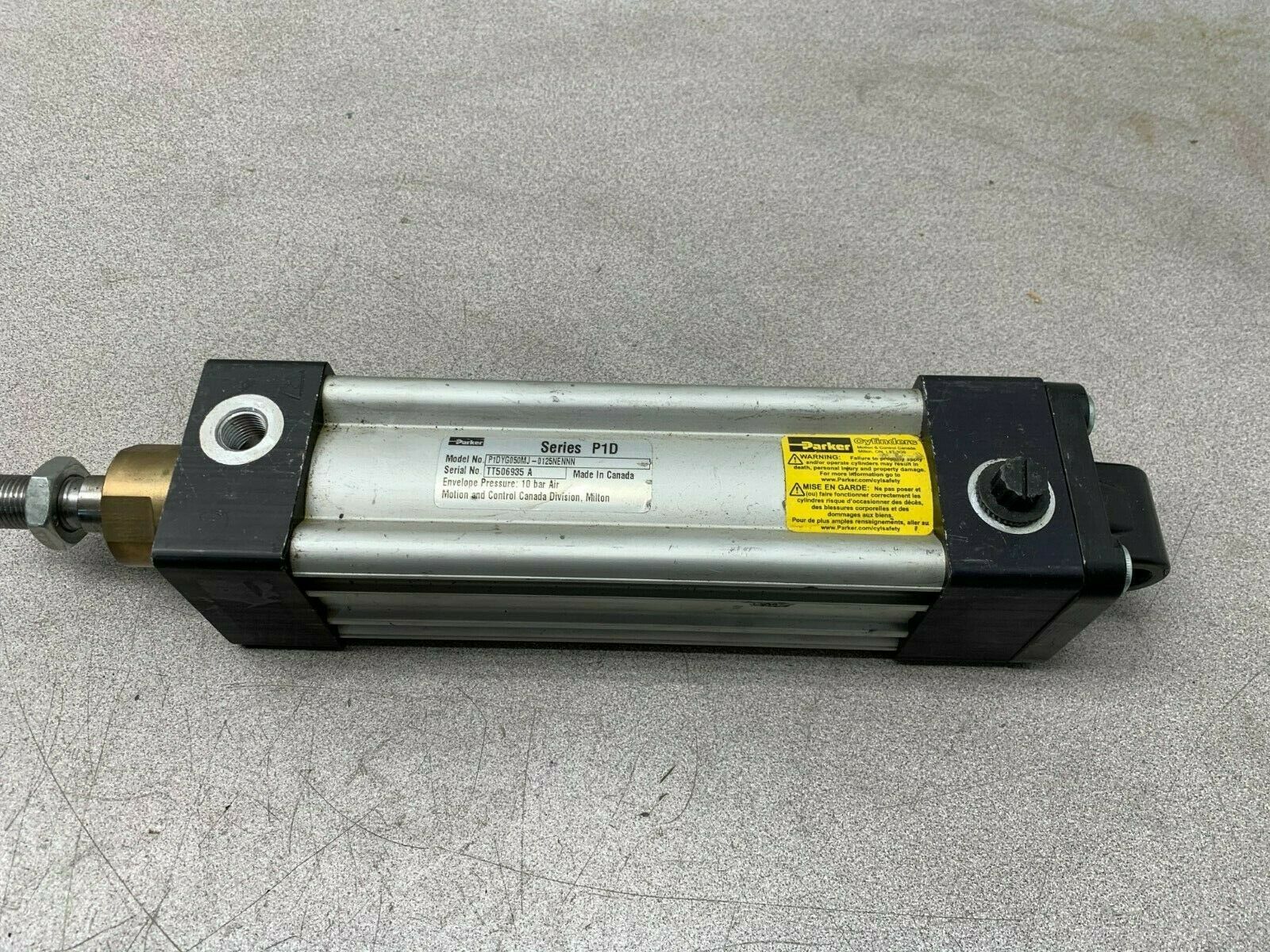 NEW NO BOX PARKER PNEUMATIC CYLINDER P1DYG050MJ-0125NENNN