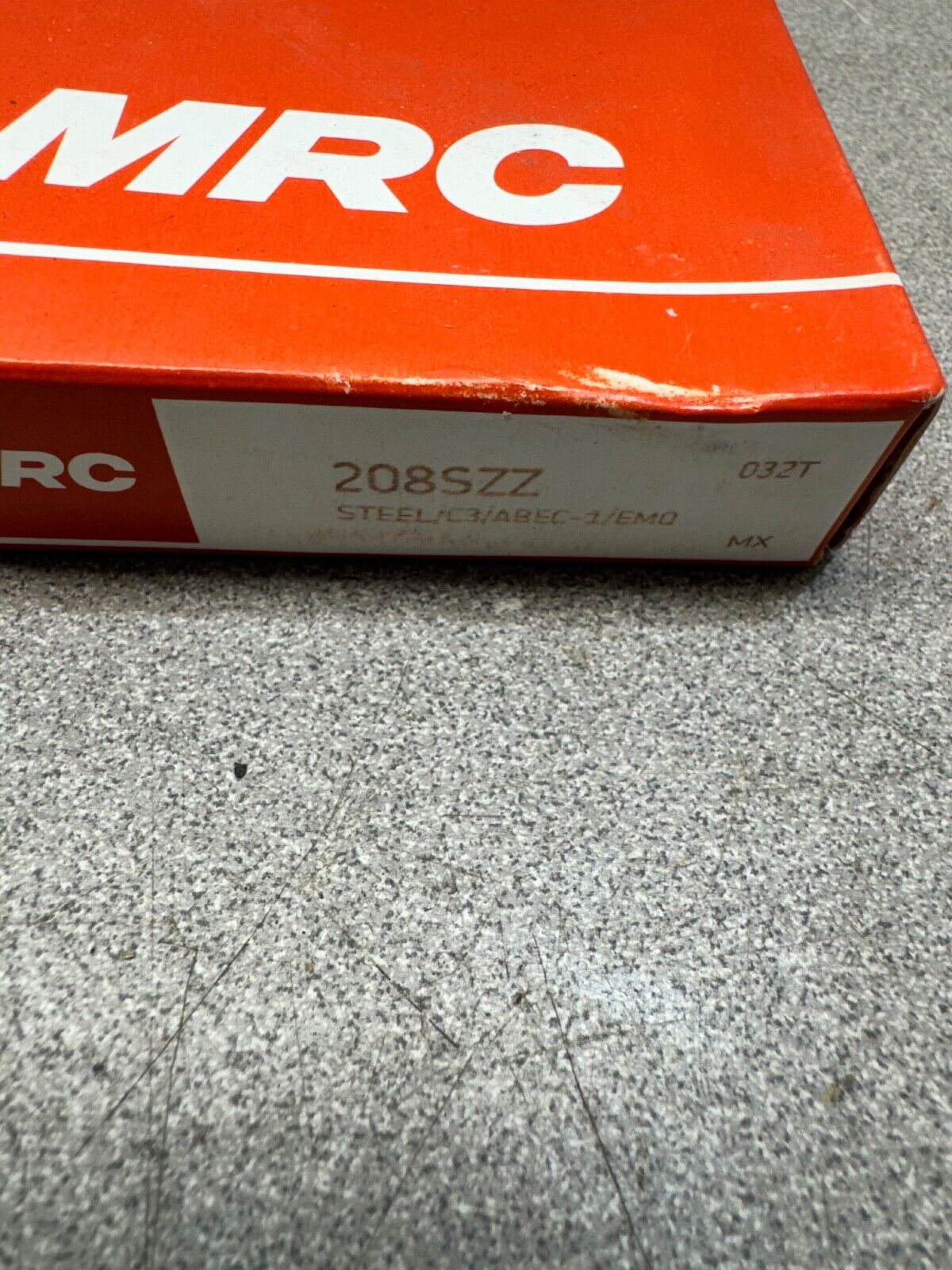 NEW IN BOX MRC BEARING 208SZZ