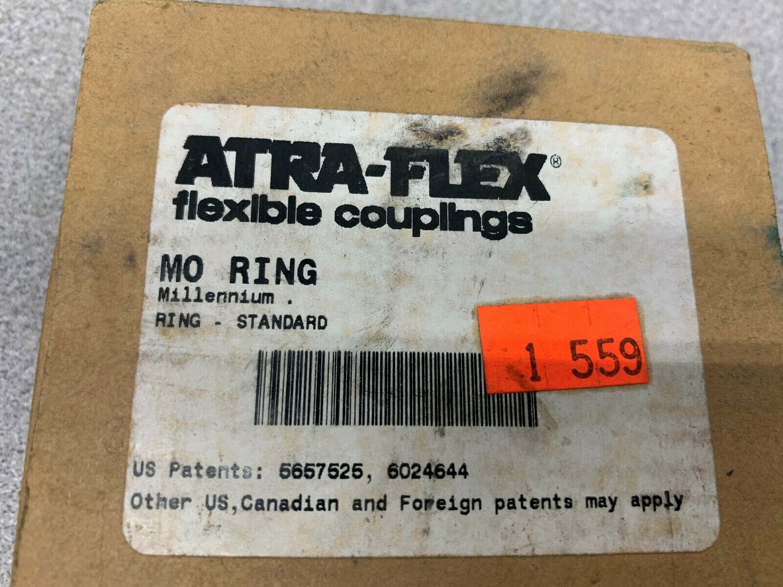 NEW IN BOX ATRA-FLEX COUPLING MO RING